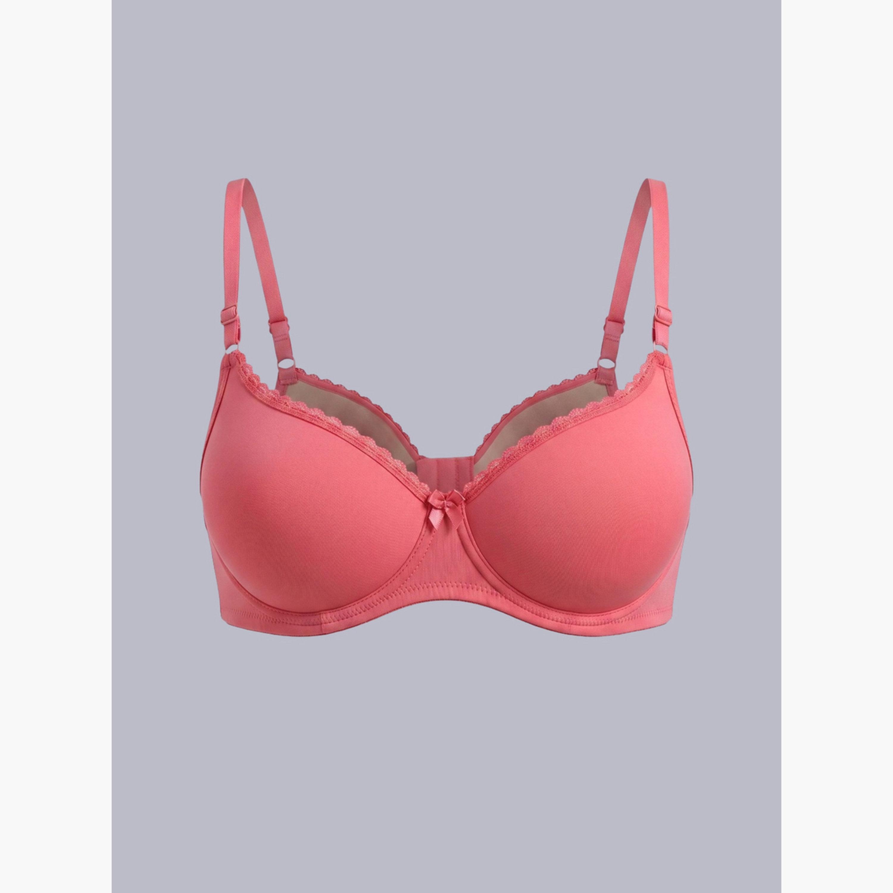 Eden X Styli Pack of 2 - Heavily Padded Non Wired Bra-women-clothing-lingerie-bras-image-5