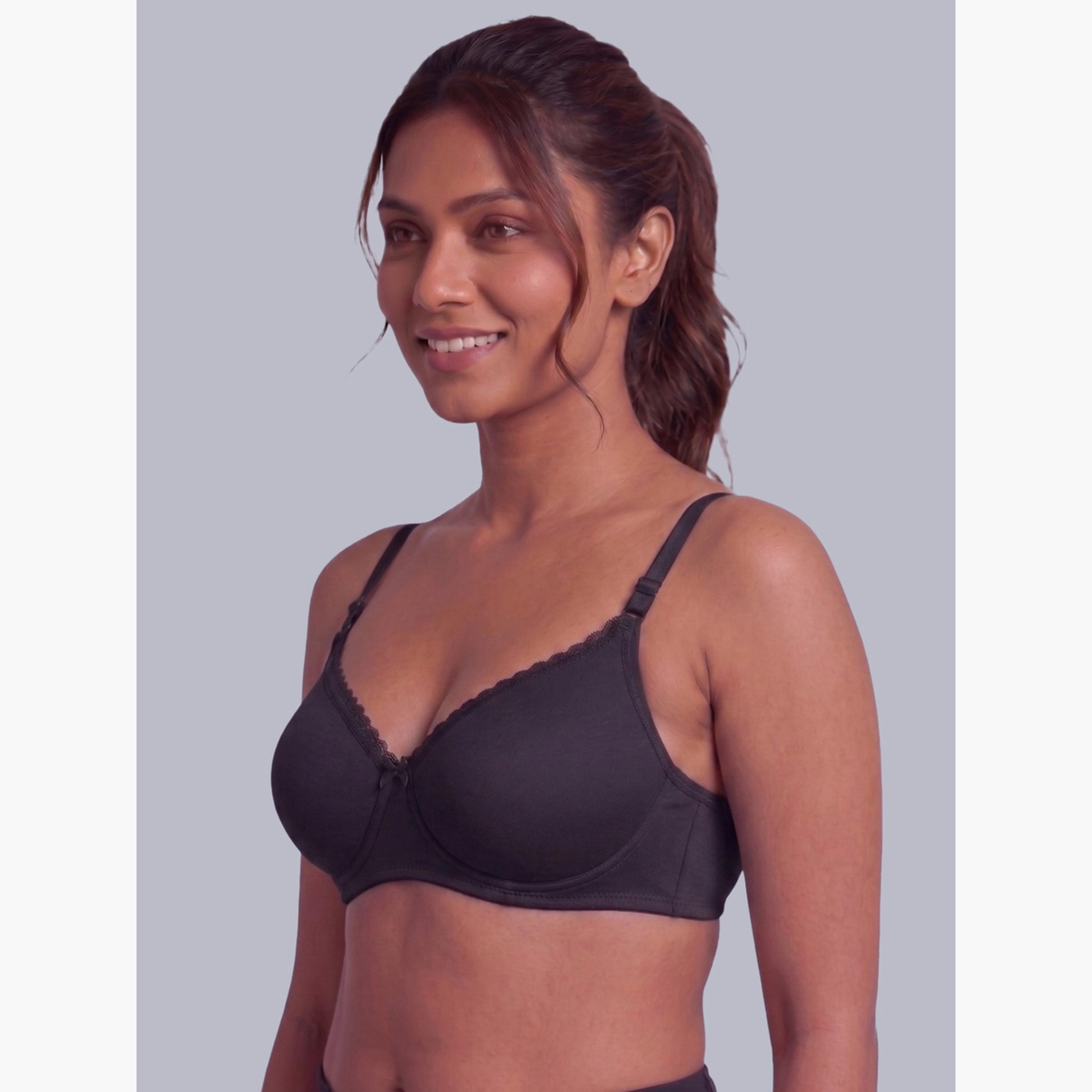 Eden X Styli Pack of 2 - Heavily Padded Non Wired Bra-women-clothing-lingerie-bras-image-6