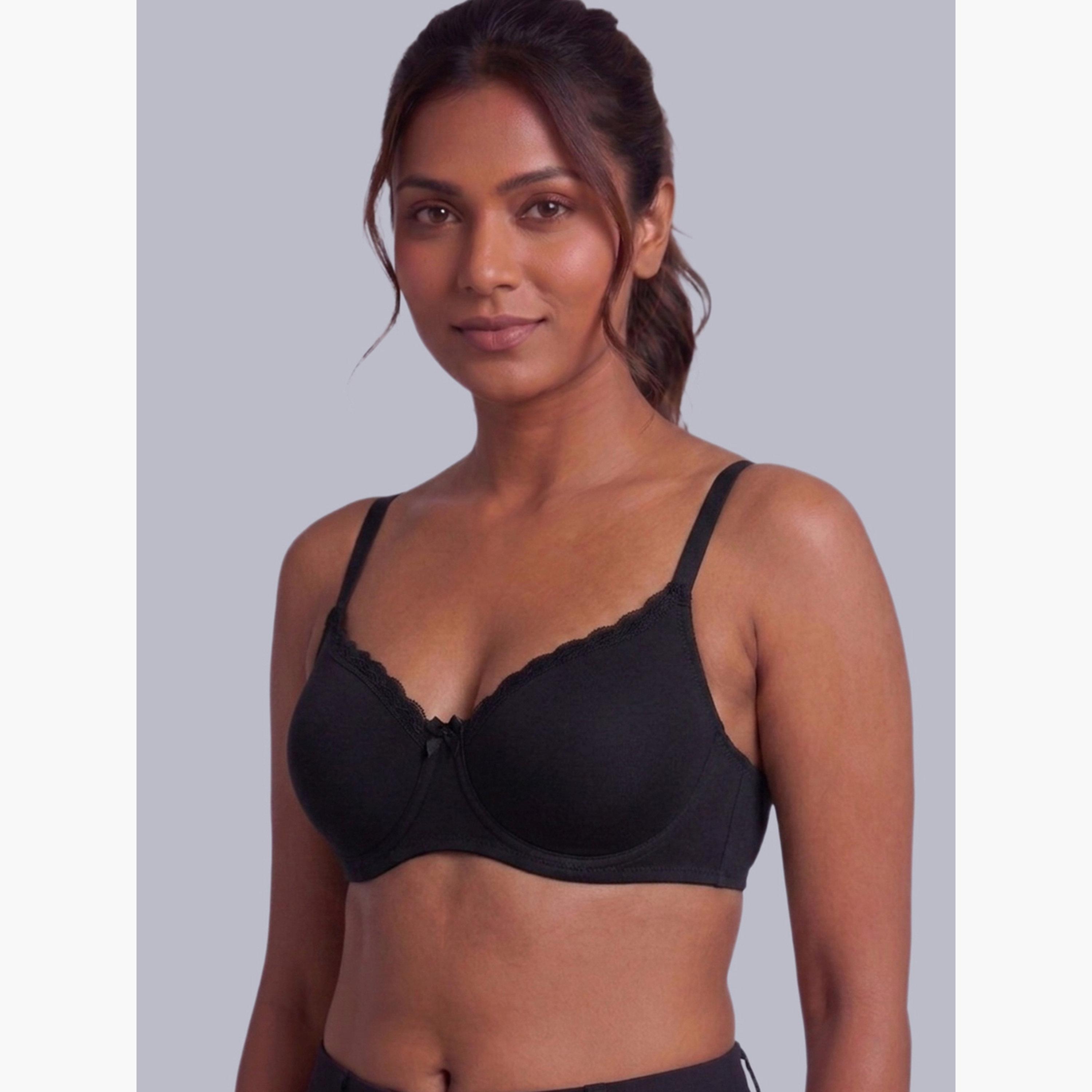 Eden X Styli Pack of 2 - Heavily Padded Non Wired Bra-women-clothing-lingerie-bras-image-8