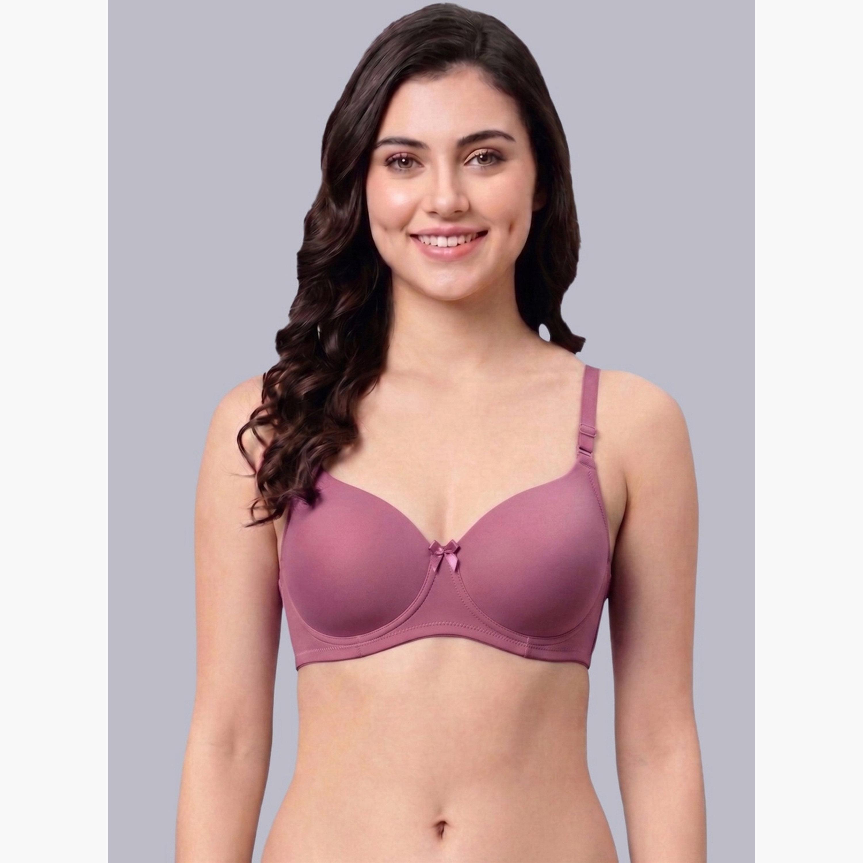 Eden X Styli Pack of 2 - Heavily Padded Non Wired Bra-women-clothing-lingerie-bras-image-5