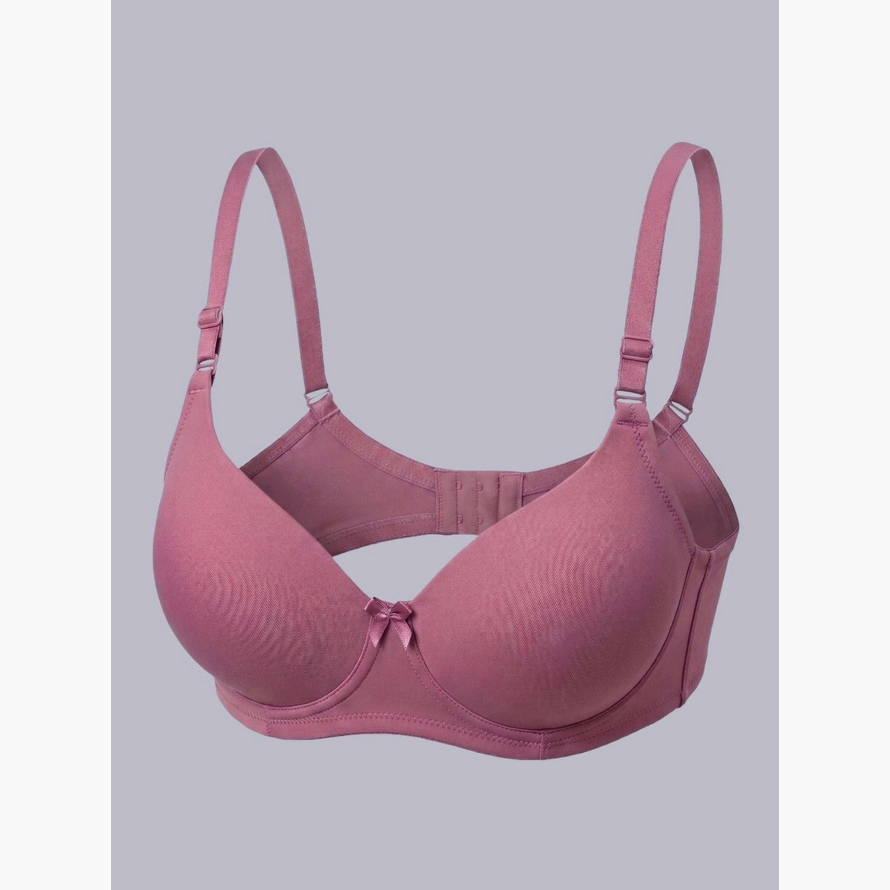 Eden X Styli Pack of 2 - Heavily Padded Non Wired Bra-women-clothing-lingerie-bras-image-6