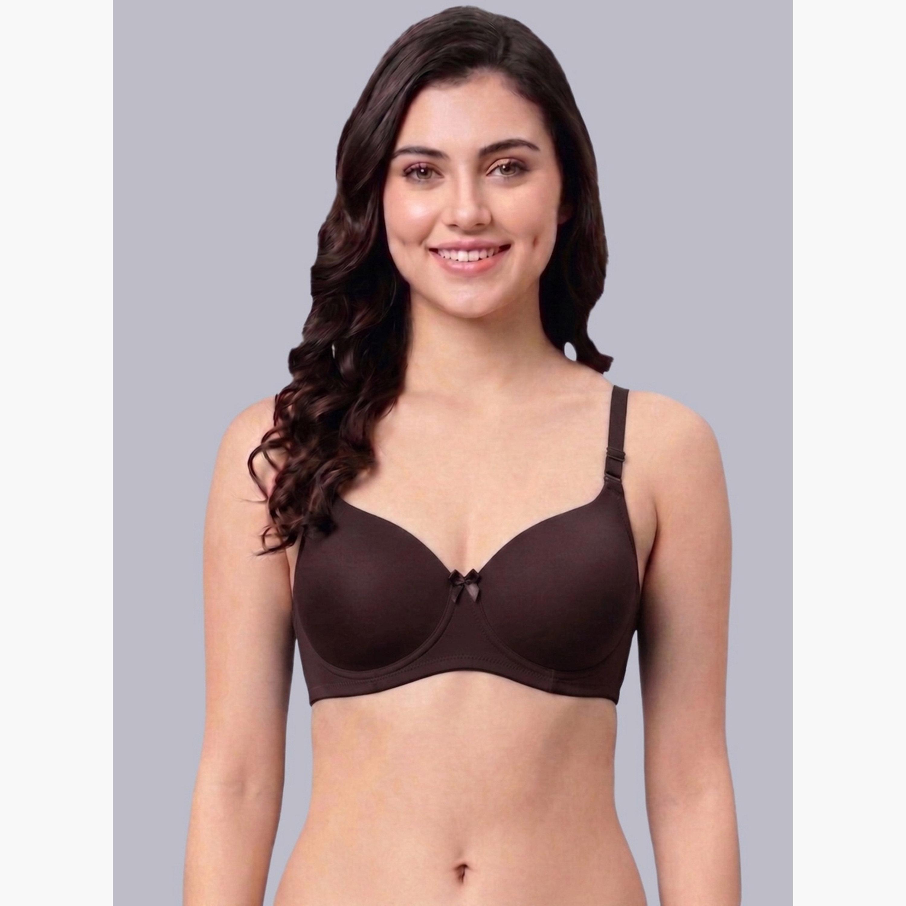Eden X Styli Pack of 2 - Heavily Padded Non Wired Bra-women-clothing-lingerie-bras-image-8