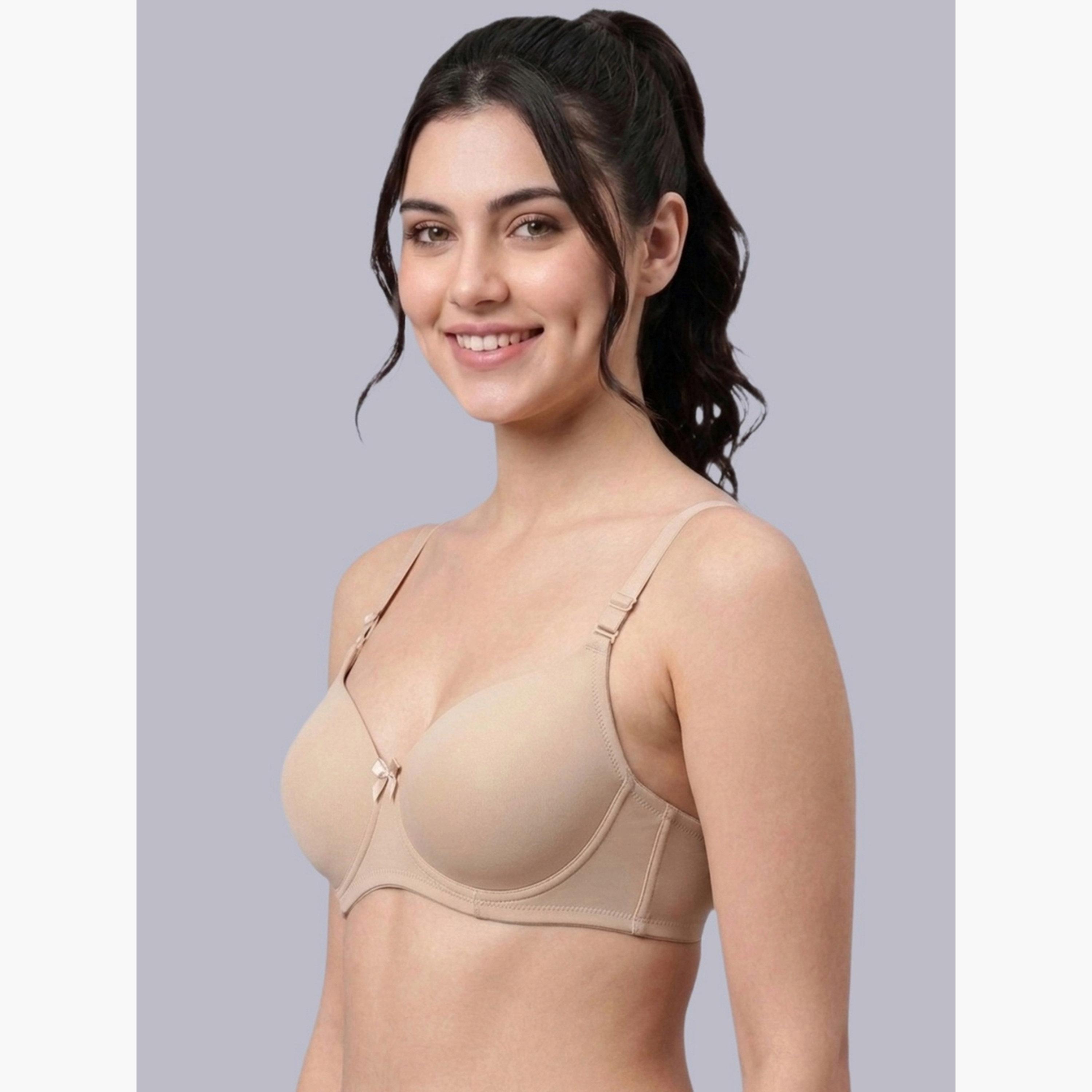 Eden X Styli Pack of 2 - Heavily Padded Non Wired Bra-women-clothing-lingerie-bras-image-4
