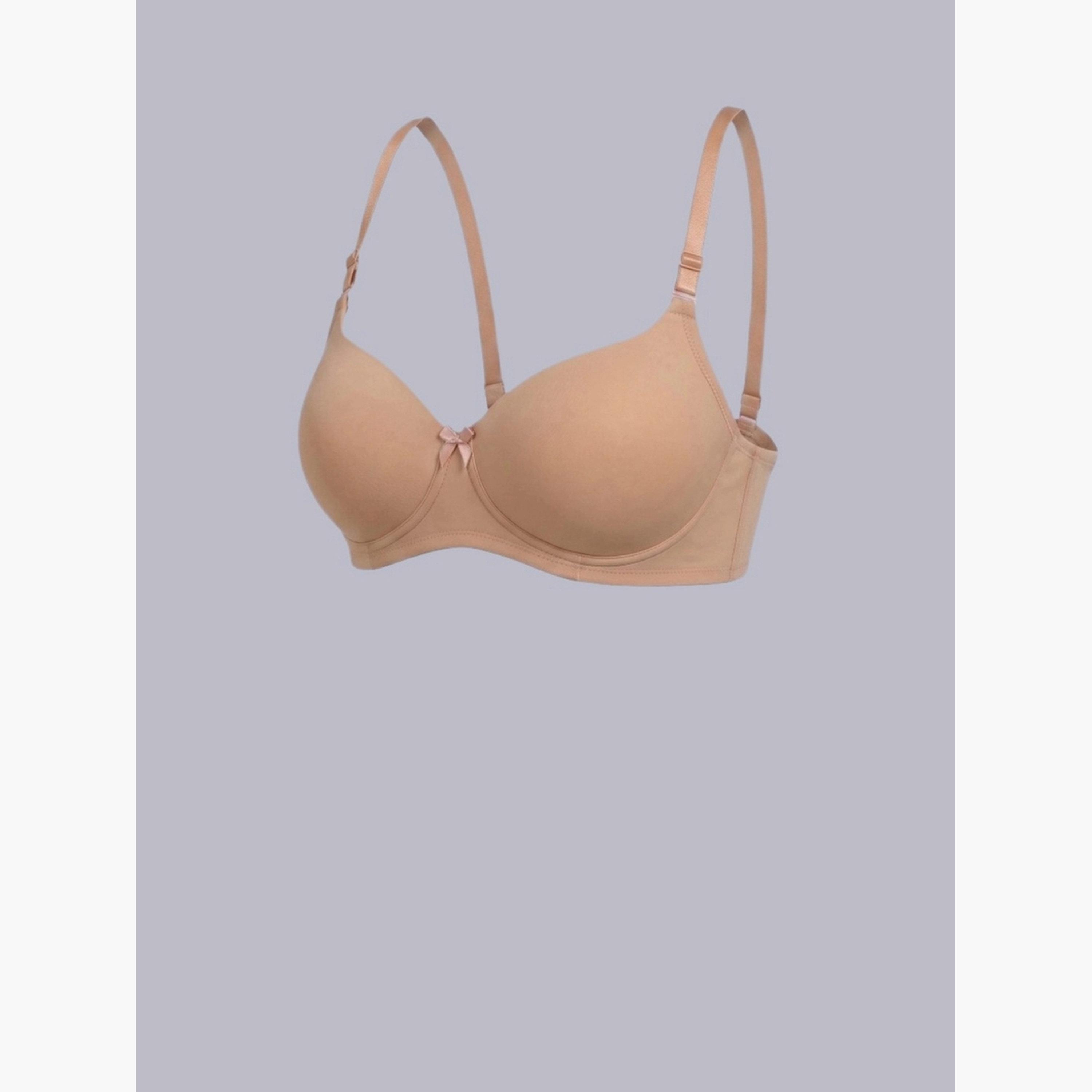 Eden X Styli Pack of 2 - Heavily Padded Non Wired Bra-women-clothing-lingerie-bras-image-6