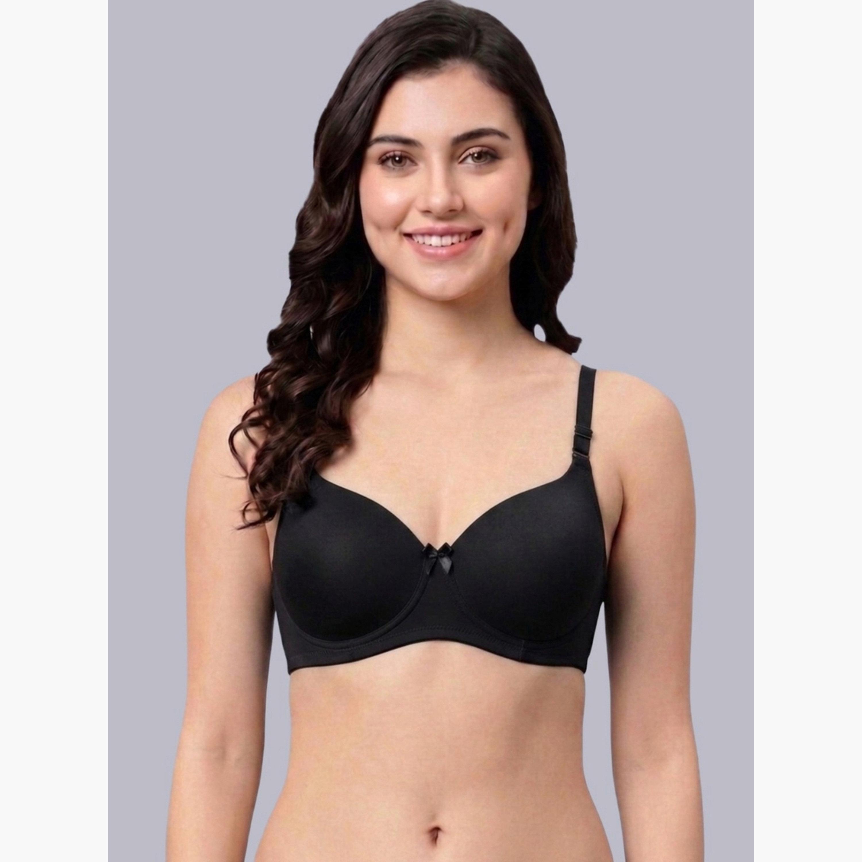 Eden X Styli Pack of 2 - Heavily Padded Non Wired Bra-women-clothing-lingerie-bras-image-8