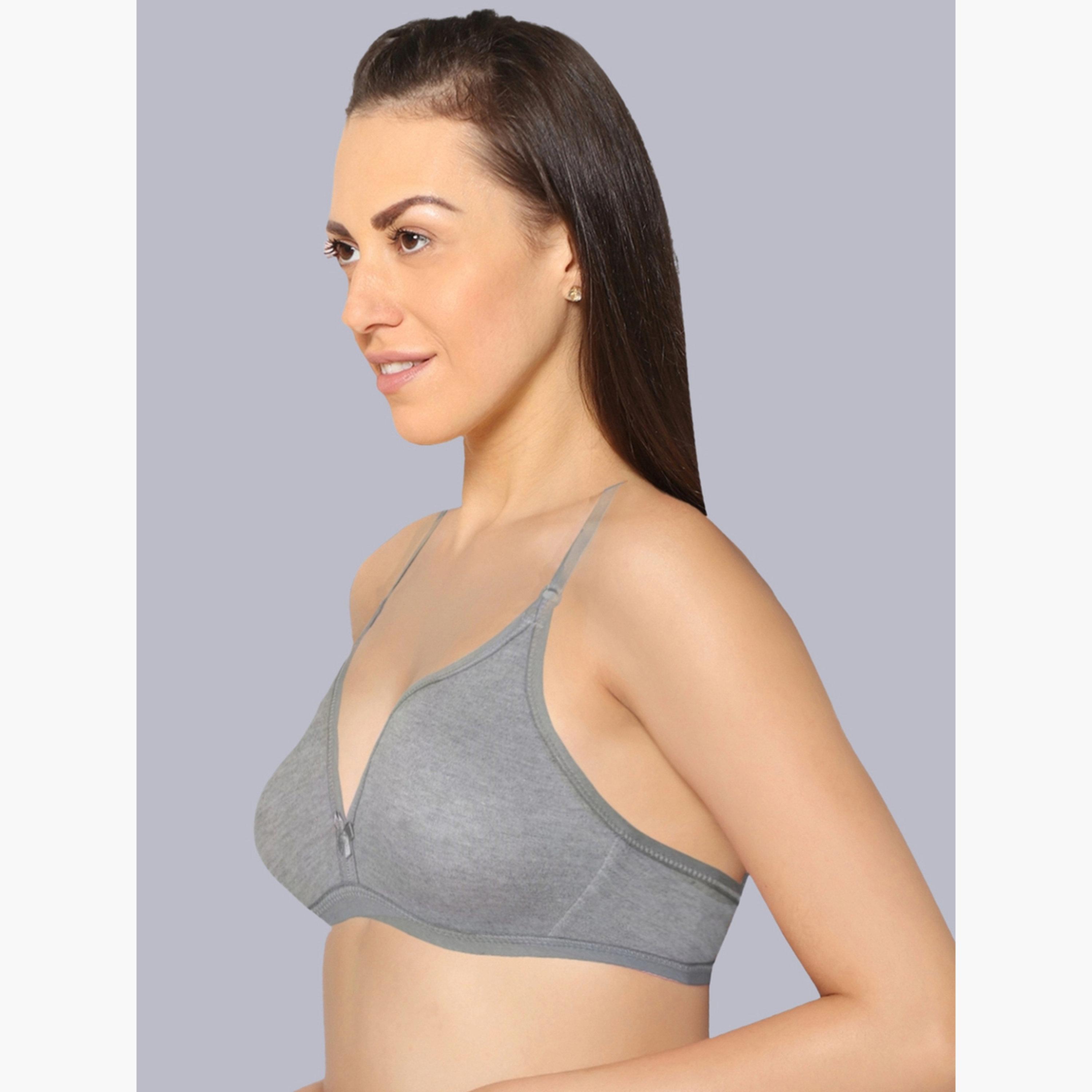 مجموعة من 2 صدرية تيشيرت بمزيج قطن غير مبطنة وبدون أسلاك-women-clothing-lingerie-bras-image-4