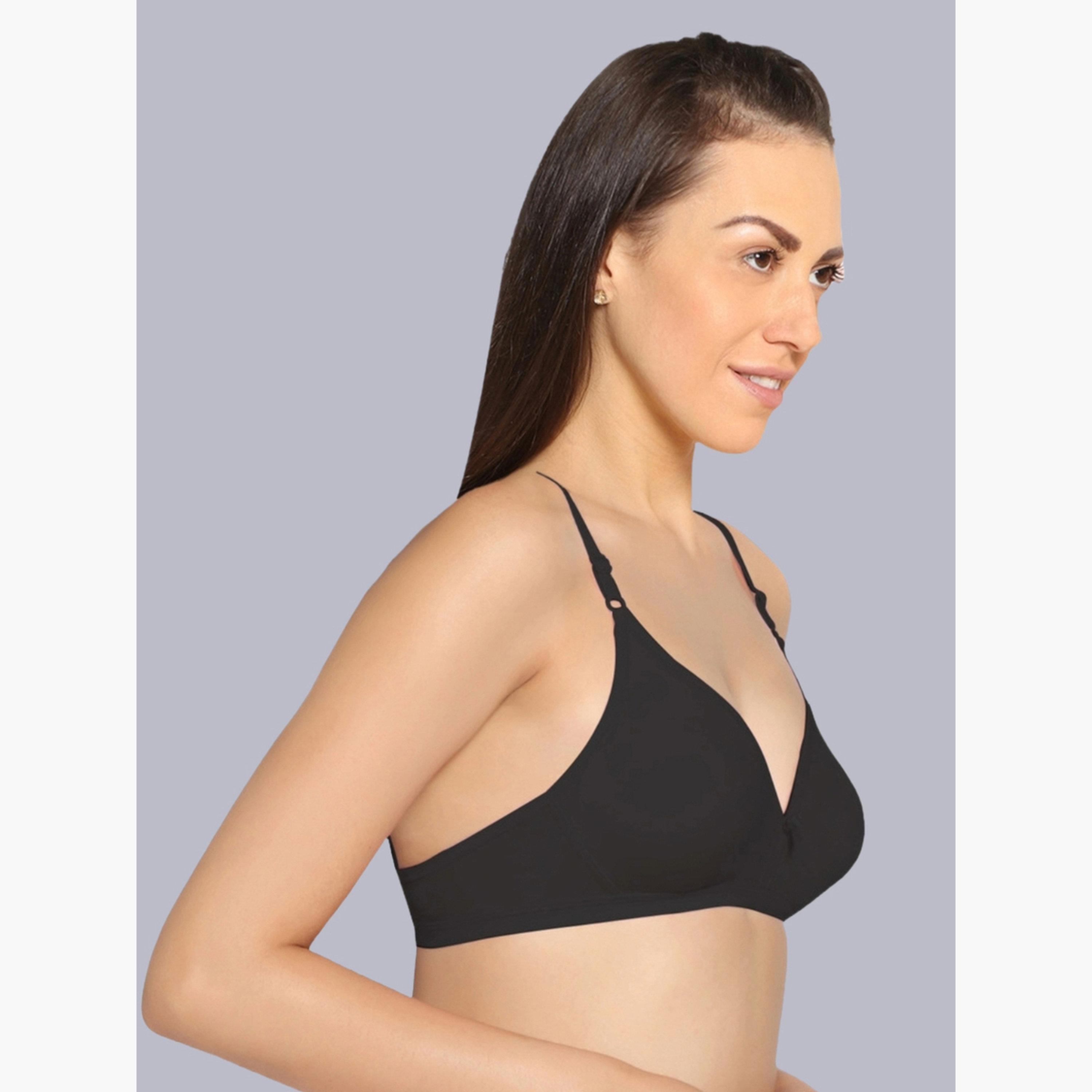 مجموعة من 2 صدرية تيشيرت بمزيج قطن غير مبطنة وبدون أسلاك-women-clothing-lingerie-bras-image-5