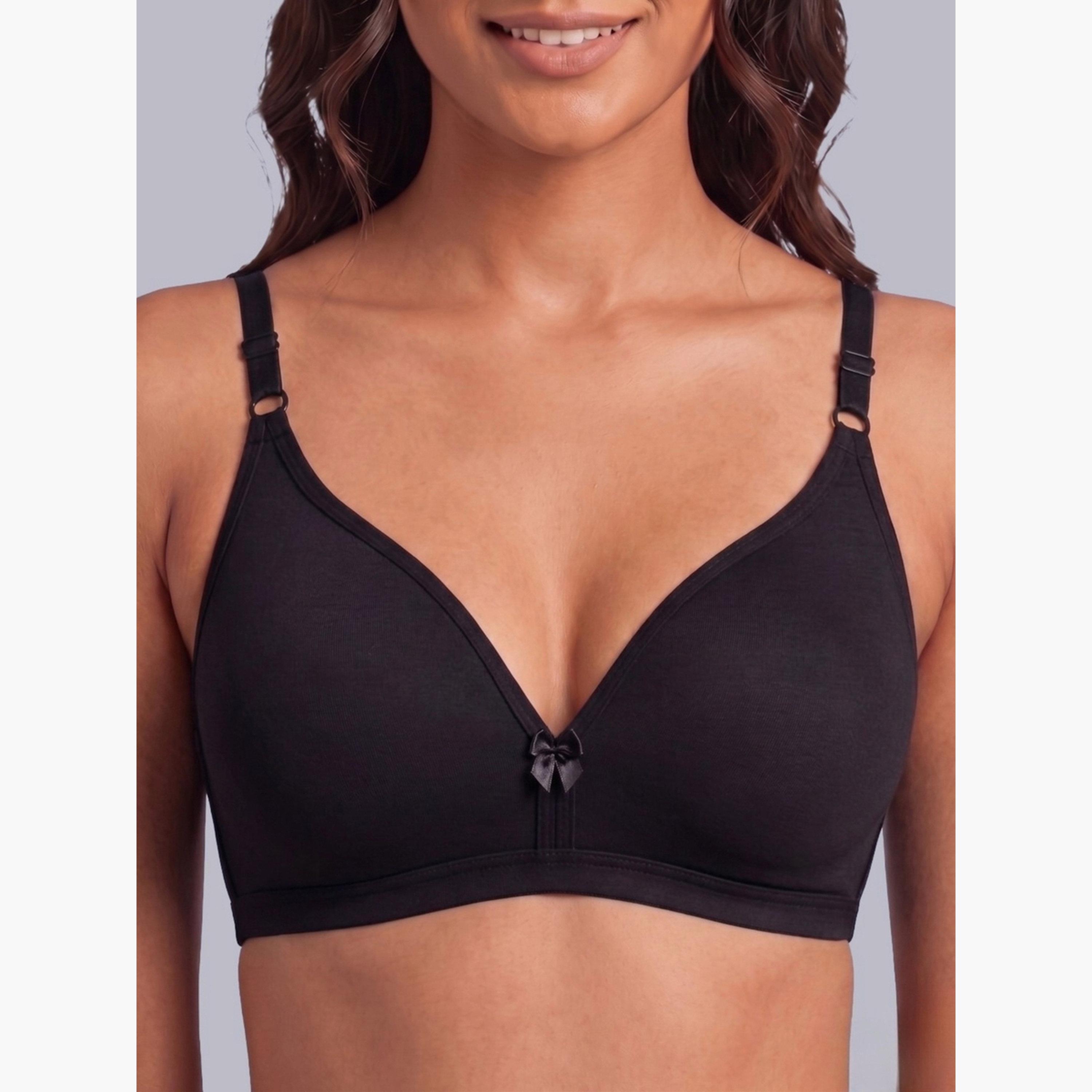 مجموعة من 2 صدرية تيشيرت بمزيج قطن غير مبطنة وبدون أسلاك-women-clothing-lingerie-bras-image-10