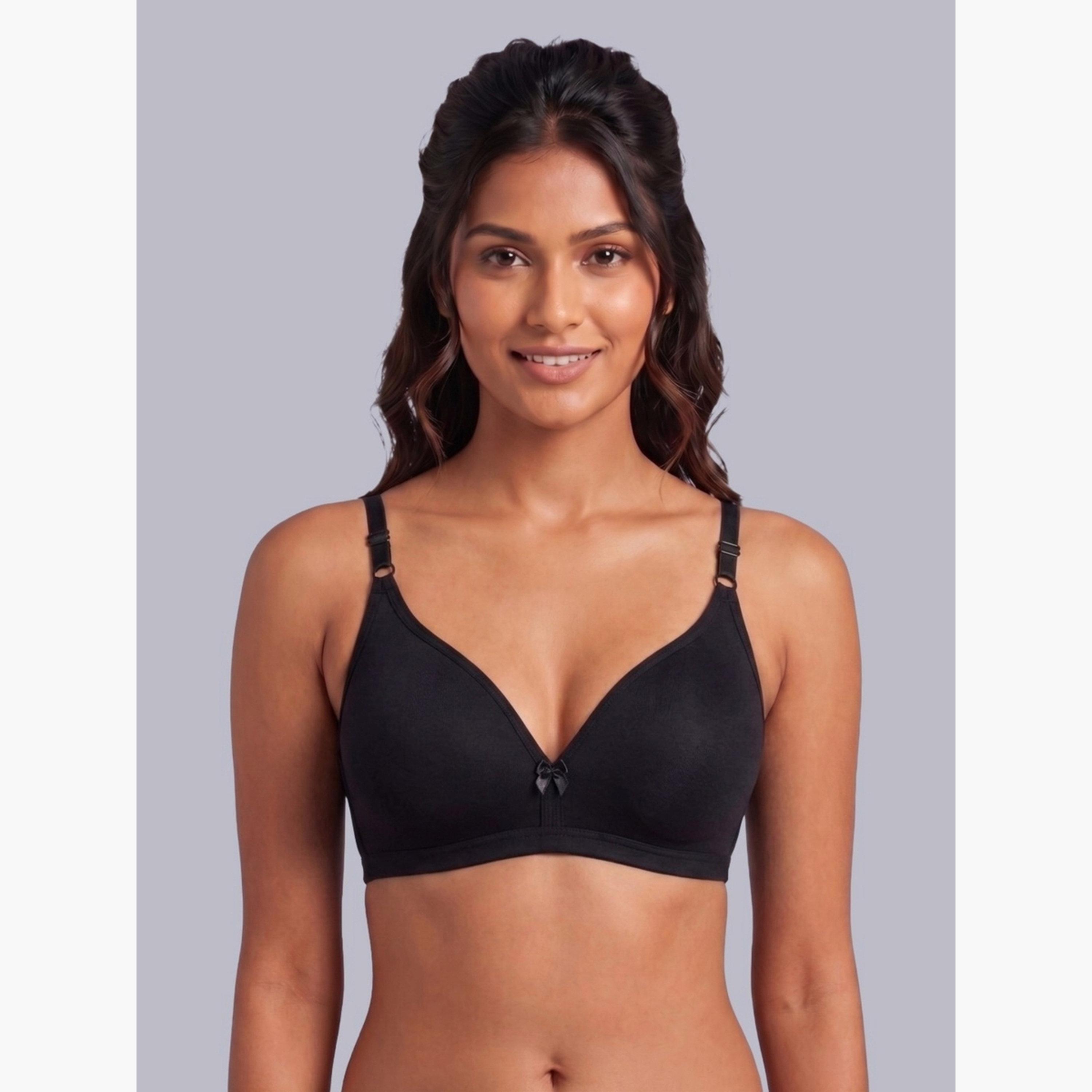 مجموعة من 2 صدرية تيشيرت بمزيج قطن غير مبطنة وبدون أسلاك-women-clothing-lingerie-bras-image-5