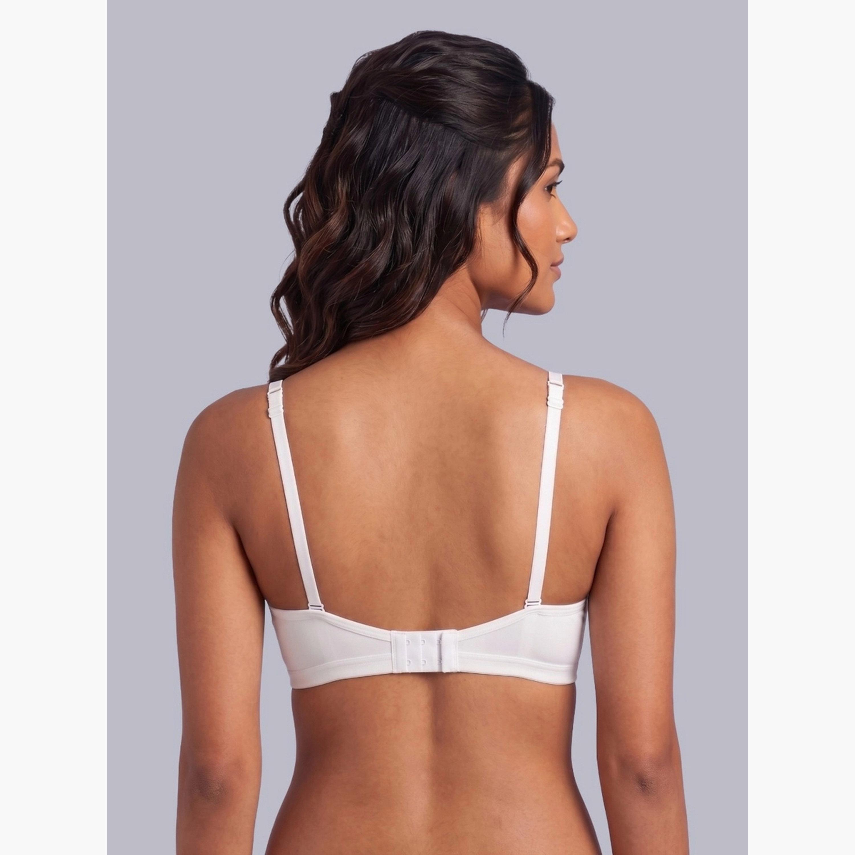 Eden X Styli Pack of 2 - Non-Padded Non Wired Cotton Blend T-Shirt Bra-women-clothing-lingerie-bras-image-9