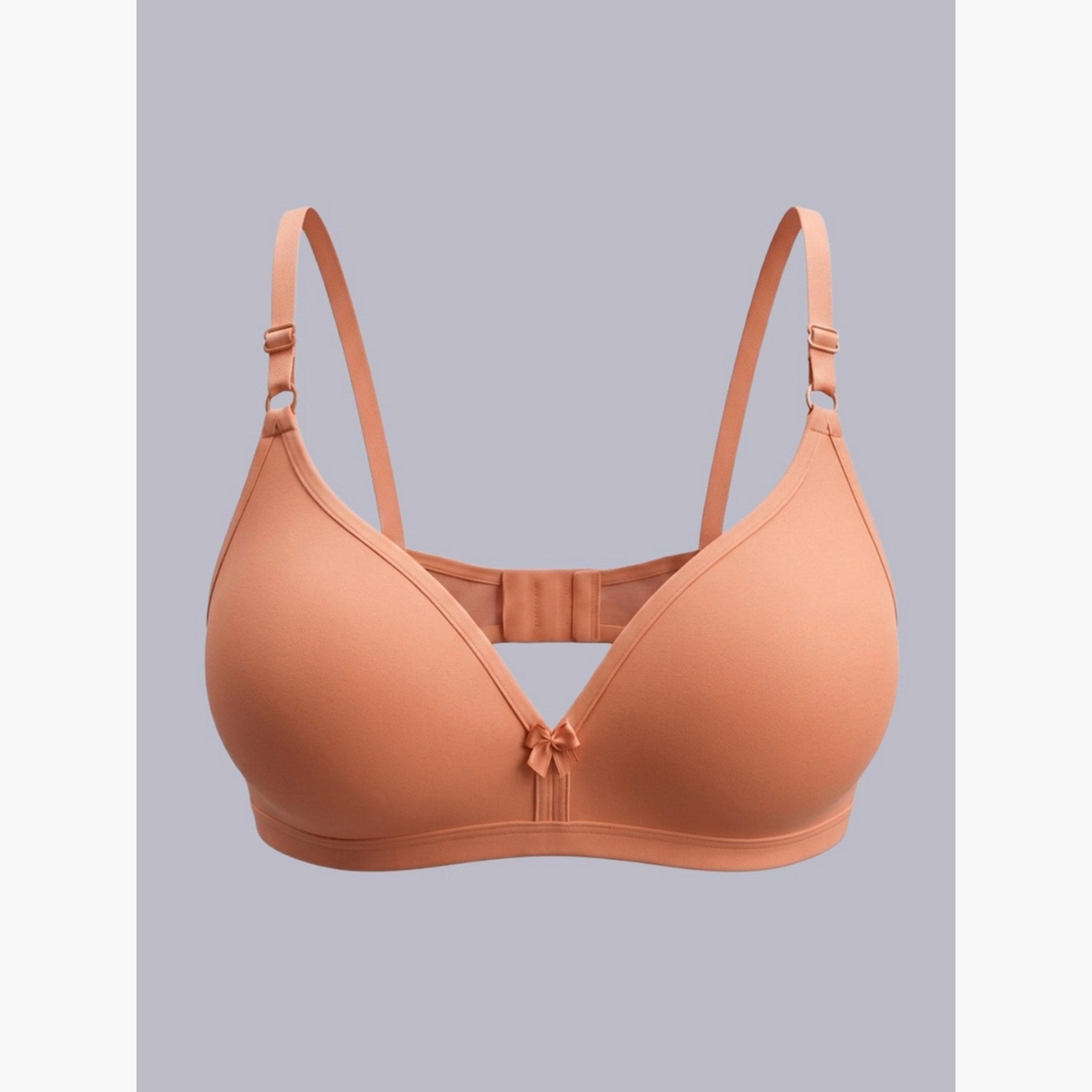 مجموعة من 2 صدرية تيشيرت بمزيج قطن غير مبطنة وبدون أسلاك-women-clothing-lingerie-bras-image-5