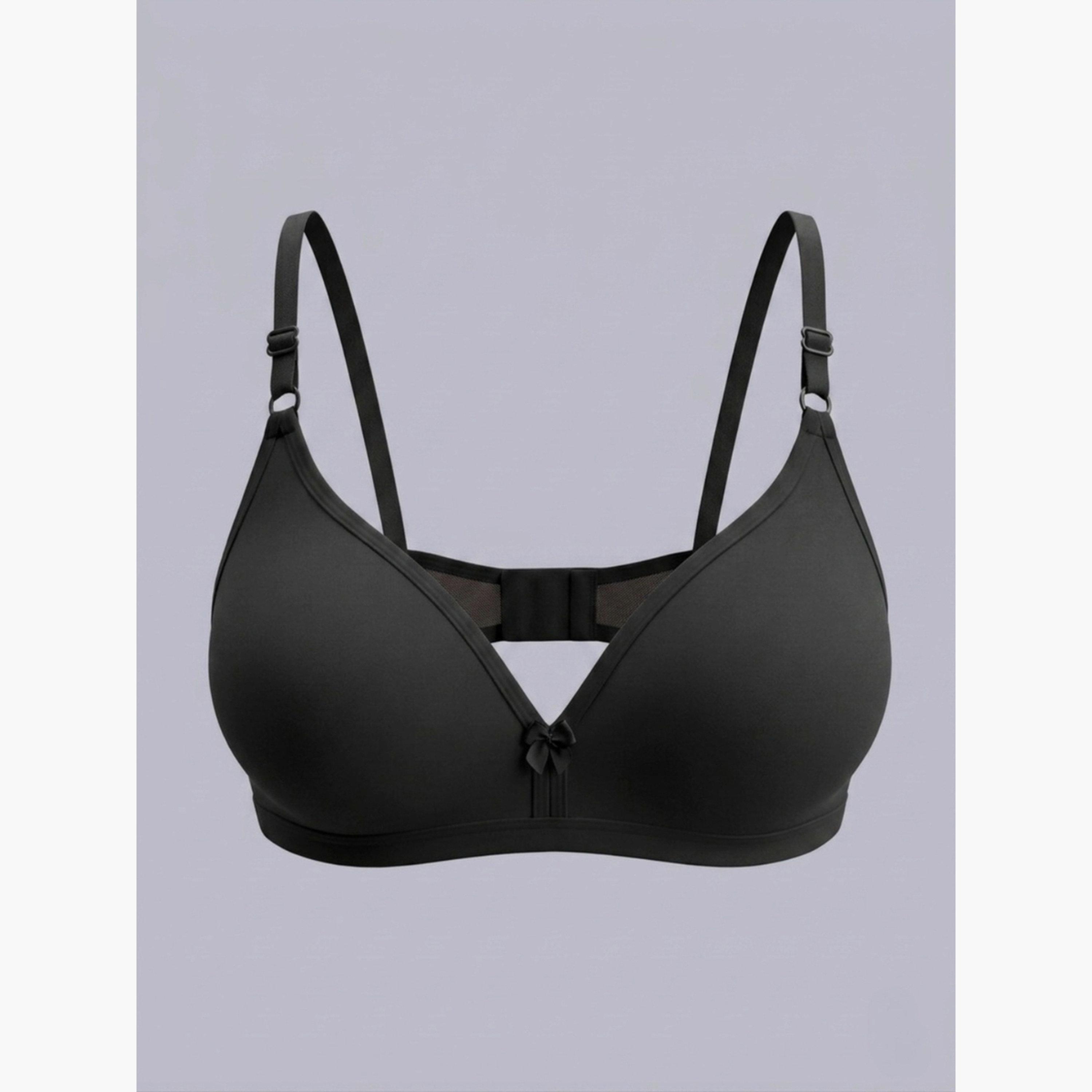 مجموعة من 2 صدرية تيشيرت بمزيج قطن غير مبطنة وبدون أسلاك-women-clothing-lingerie-bras-image-5