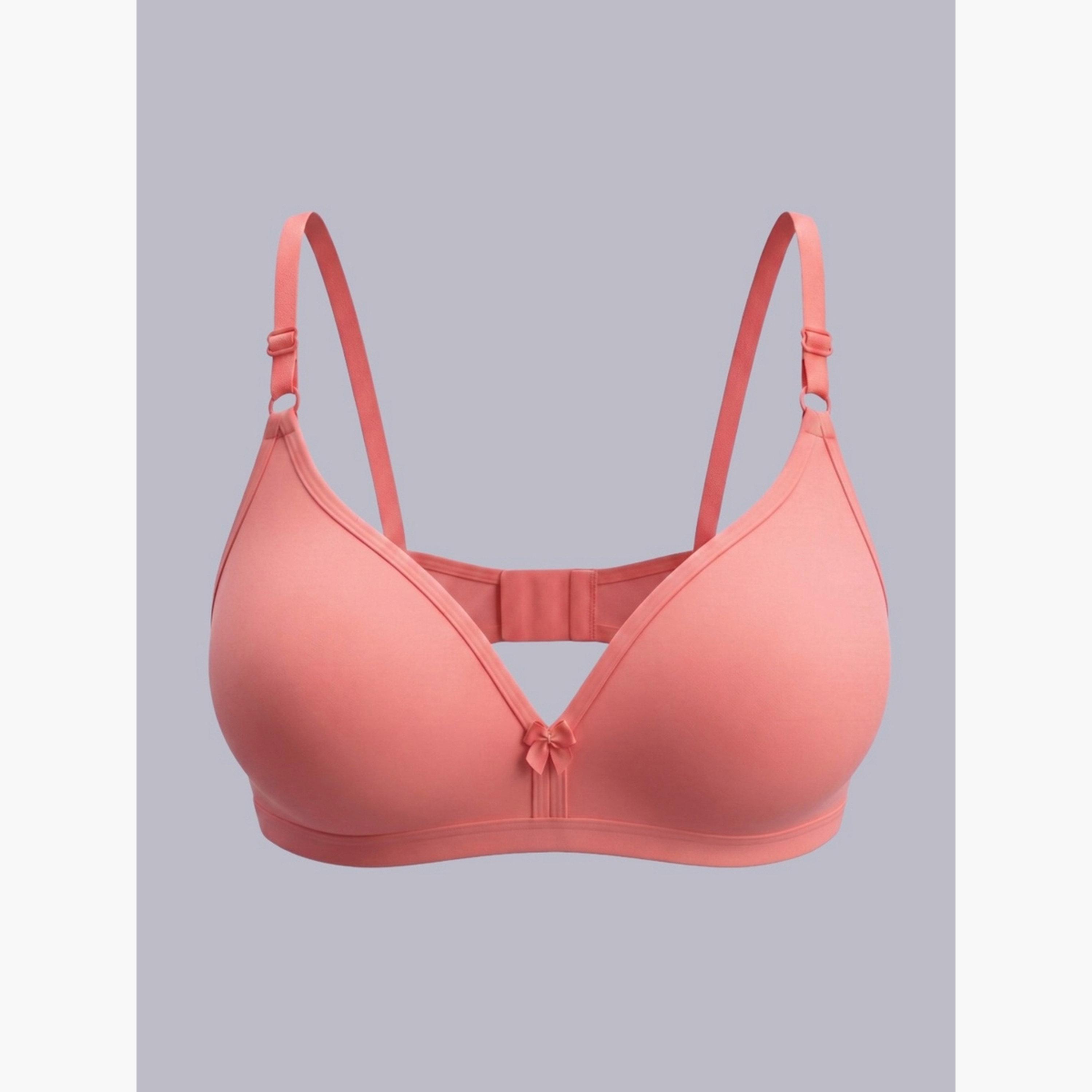 مجموعة من 2 صدرية تيشيرت بمزيج قطن غير مبطنة وبدون أسلاك-women-clothing-lingerie-bras-image-5