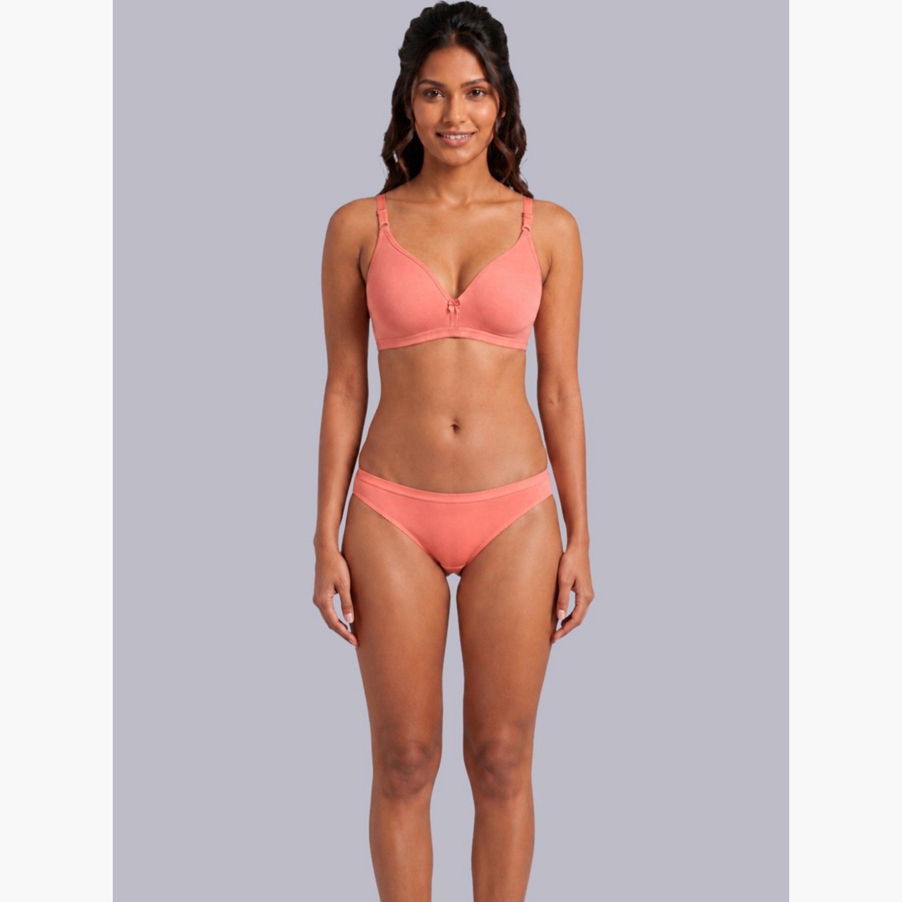 مجموعة من 2 صدرية تيشيرت بمزيج قطن غير مبطنة وبدون أسلاك-women-clothing-lingerie-bras-image-6