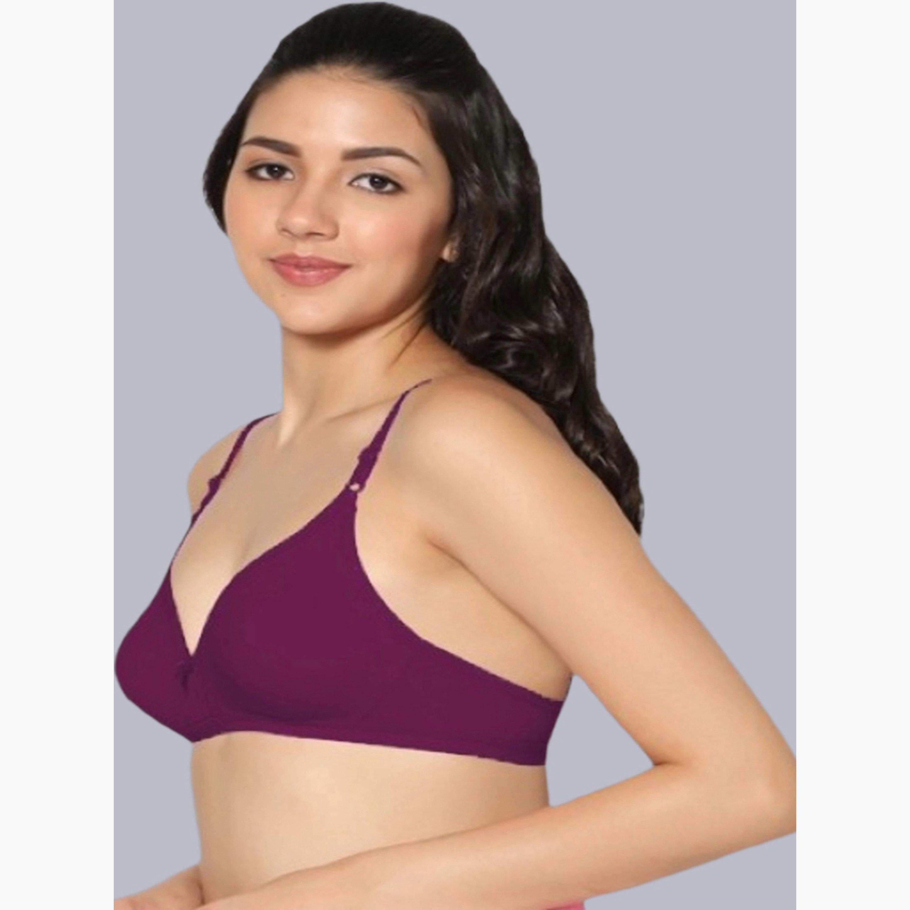 مجموعة من 2 صدرية تيشيرت بمزيج قطن غير مبطنة وبدون أسلاك-women-clothing-lingerie-bras-image-7