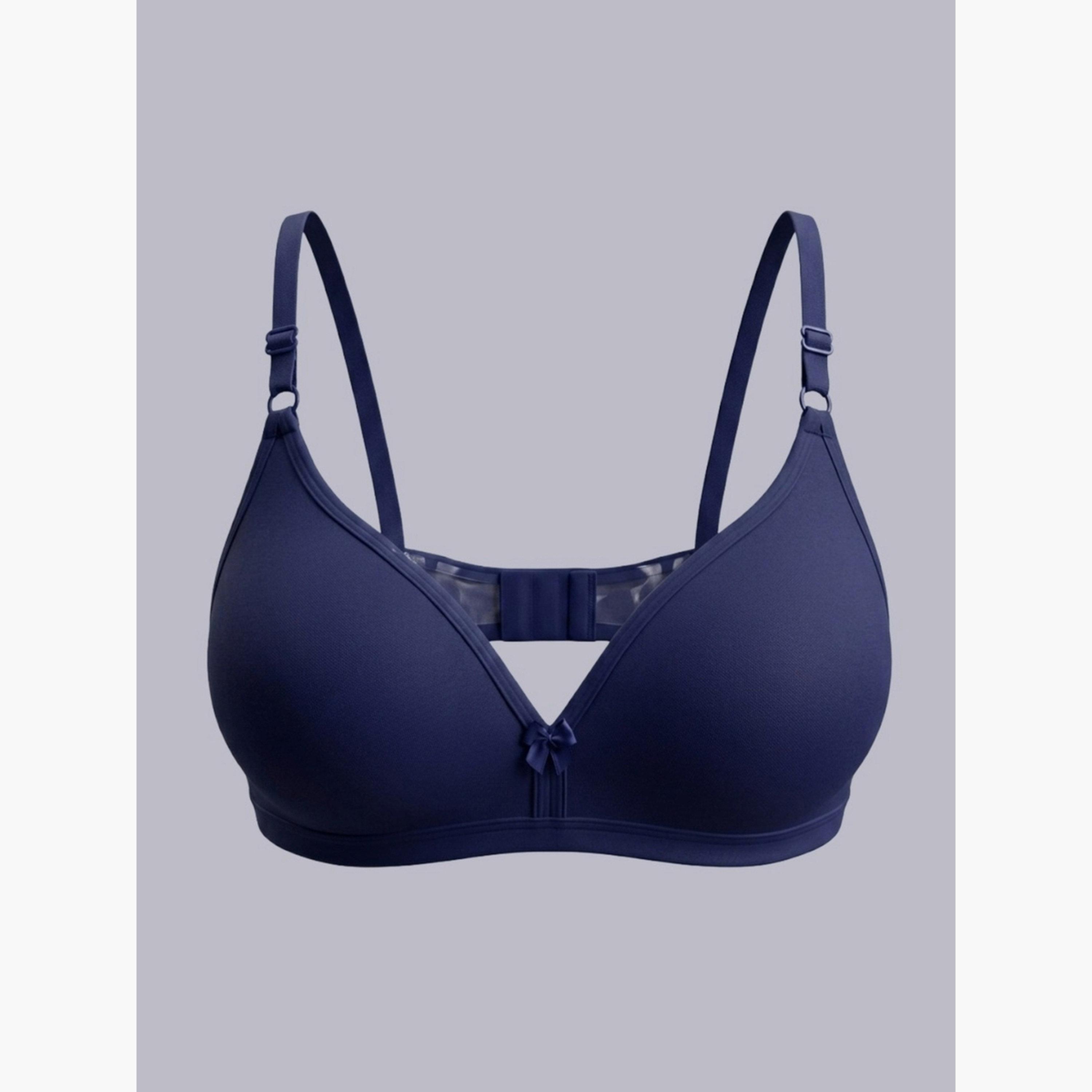 مجموعة من 2 صدرية تيشيرت بمزيج قطن غير مبطنة وبدون أسلاك-women-clothing-lingerie-bras-image-5