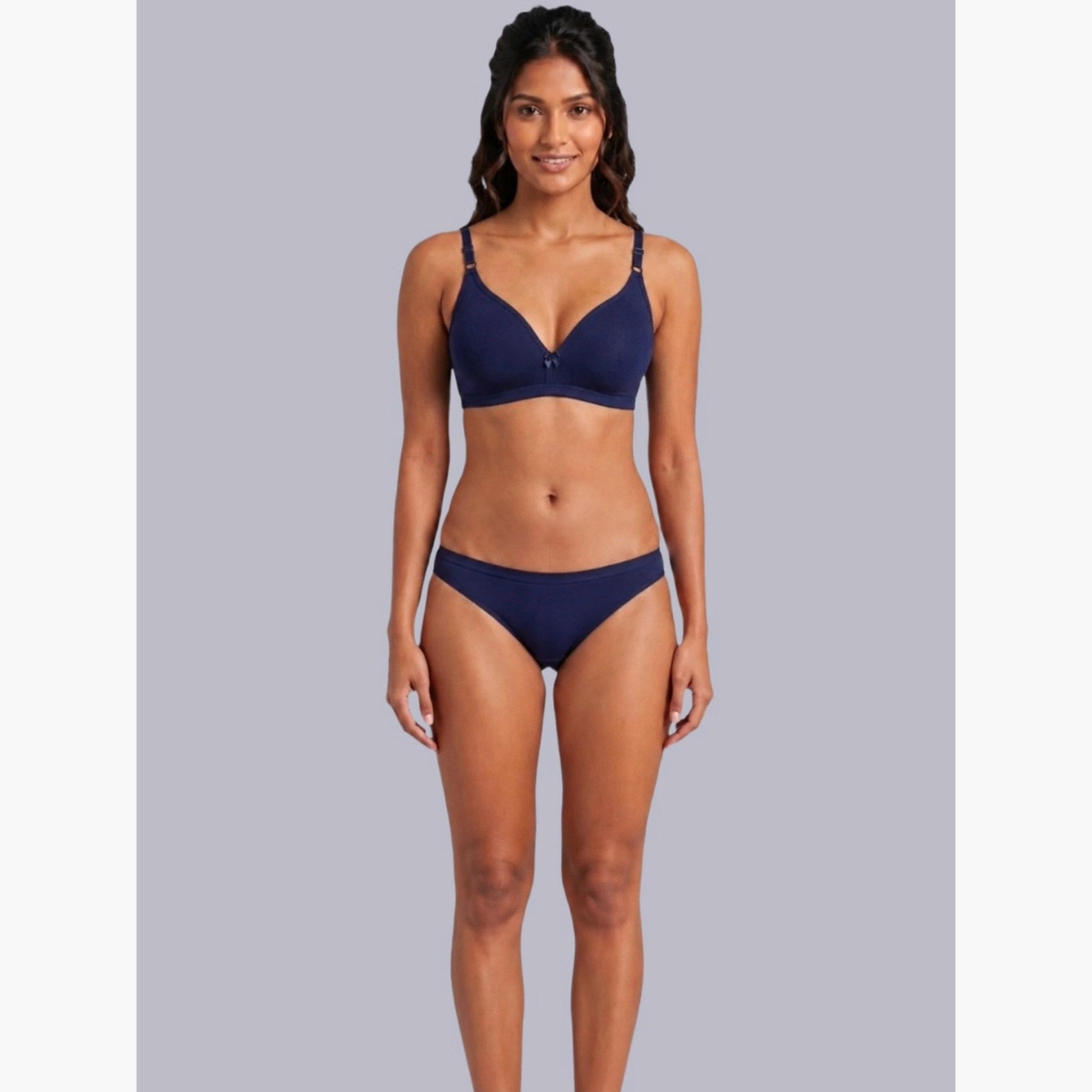 مجموعة من 2 صدرية تيشيرت بمزيج قطن غير مبطنة وبدون أسلاك-women-clothing-lingerie-bras-image-6