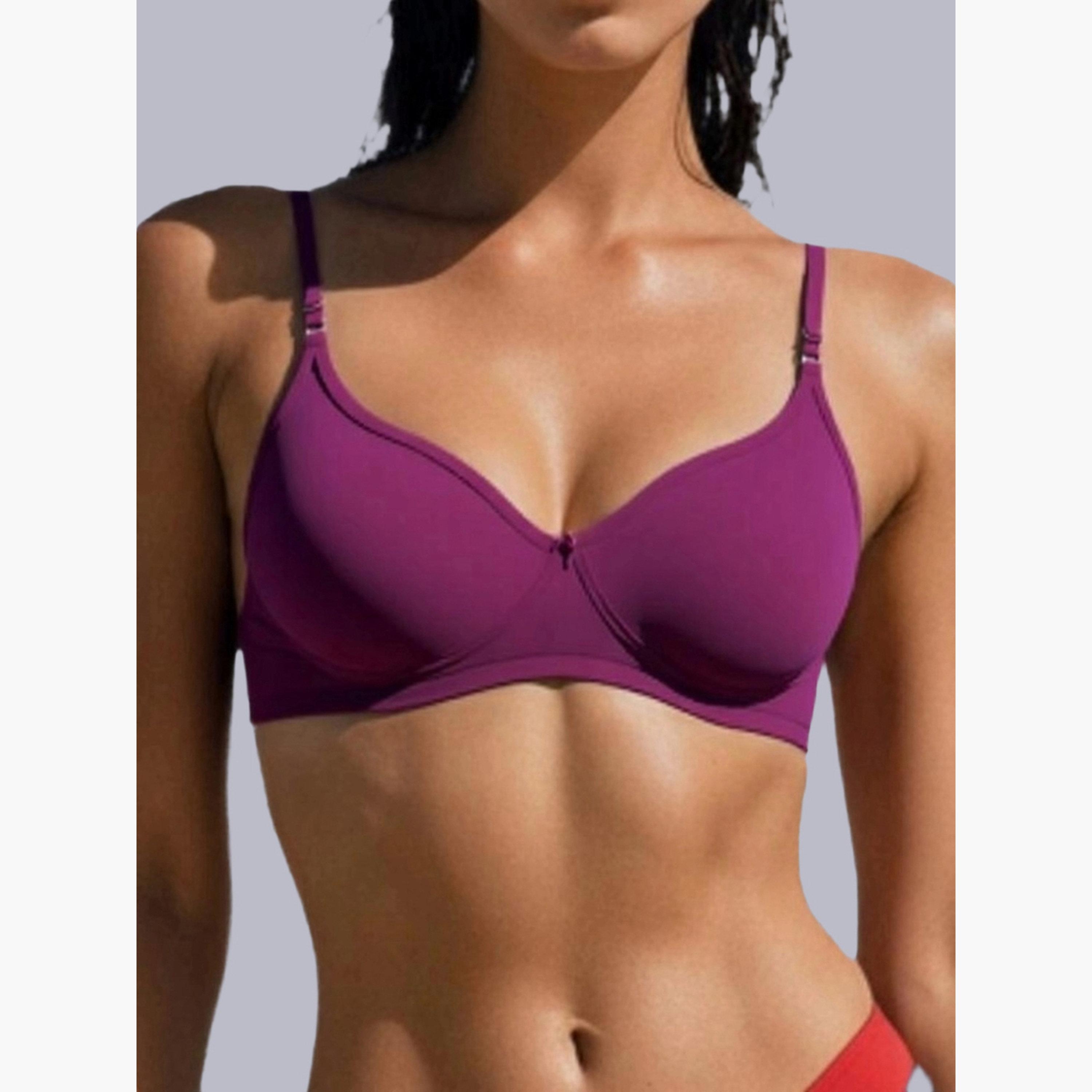 مجموعة من 2 صدرية تيشيرت بمزيج قطن غير مبطنة وبدون أسلاك-women-clothing-lingerie-bras-image-10