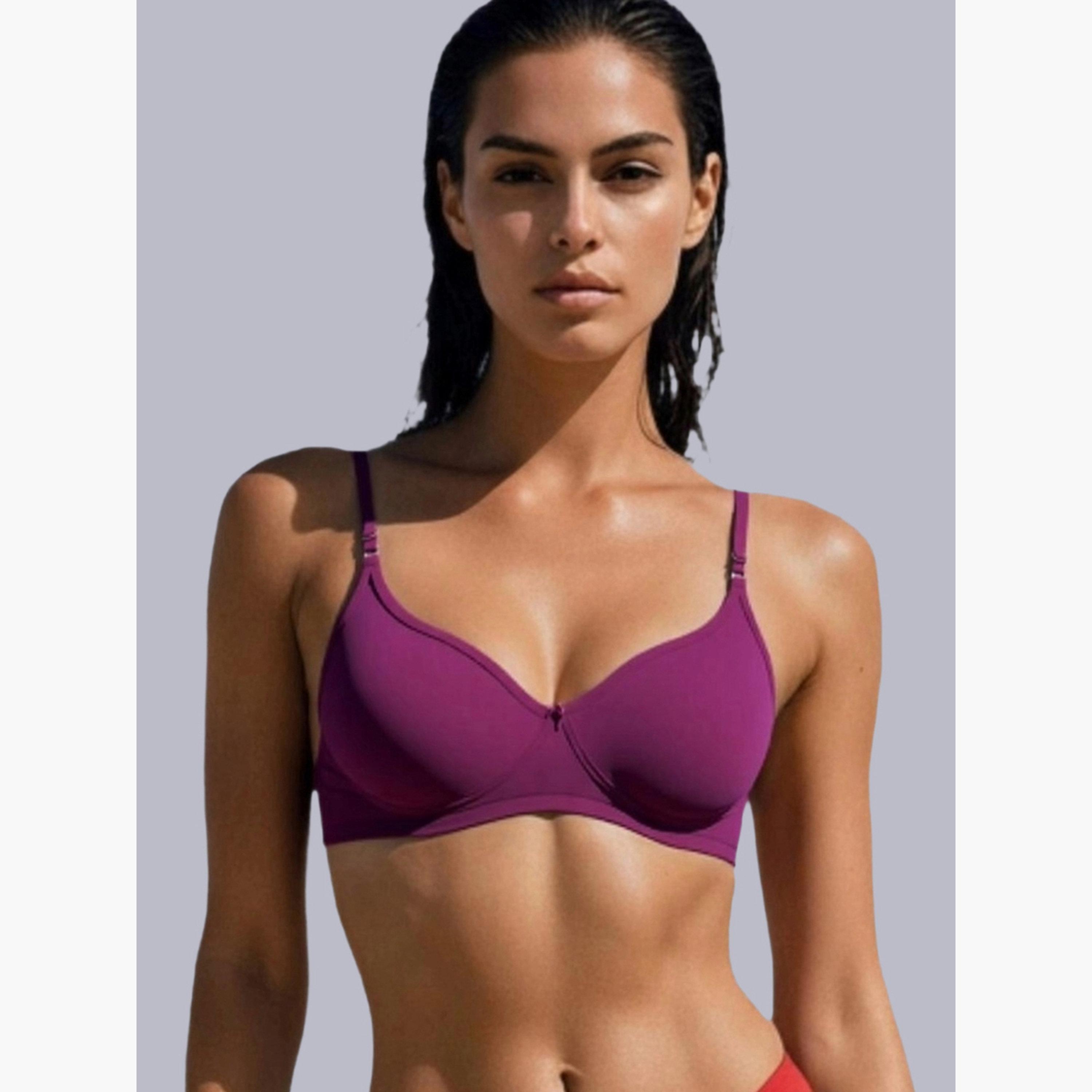 مجموعة من 2 صدرية تيشيرت بمزيج قطن غير مبطنة وبدون أسلاك-women-clothing-lingerie-bras-image-8