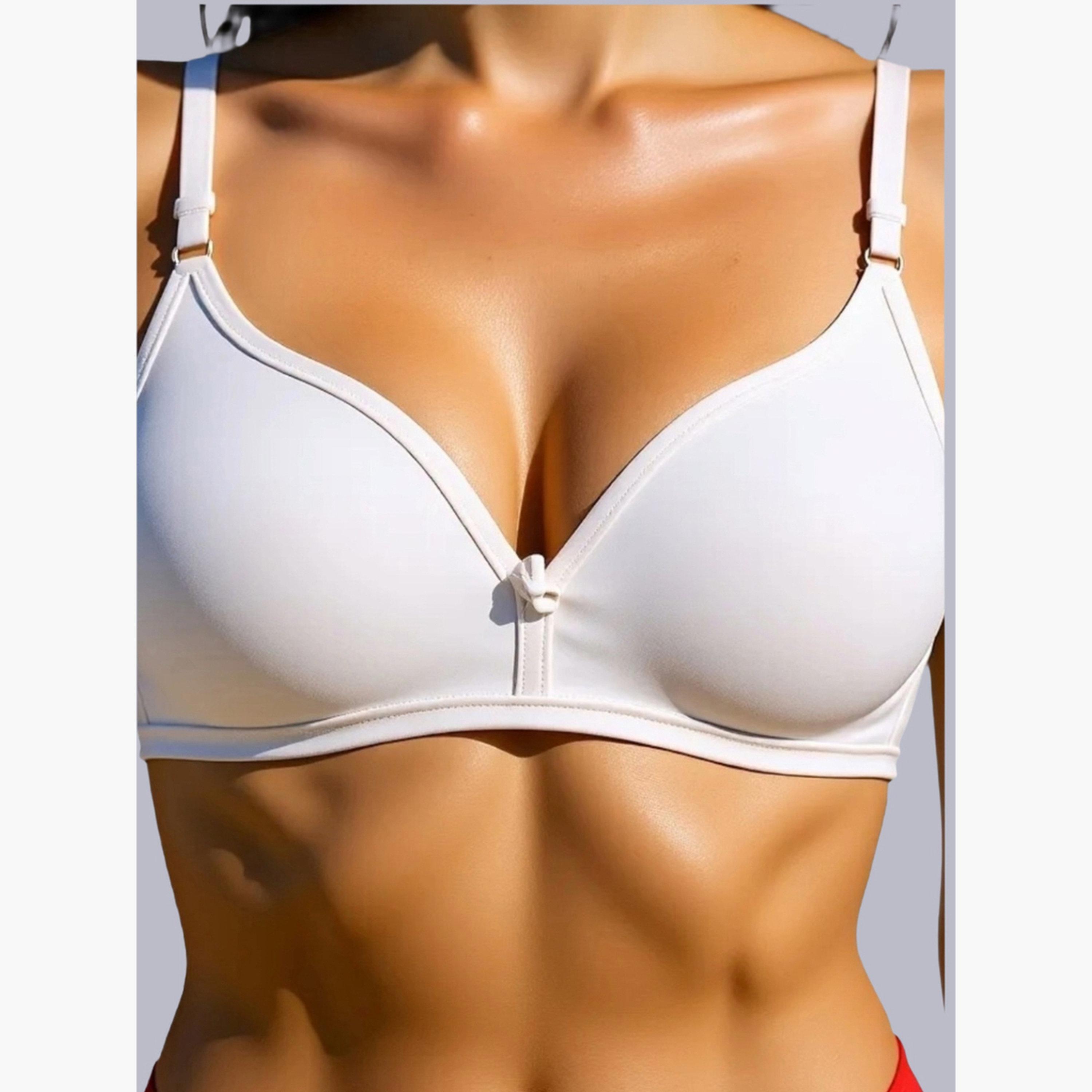 Eden X Styli Pack of 2 - Non-Padded Non Wired Cotton Blend T-Shirt Bra-women-clothing-lingerie-bras-image-9