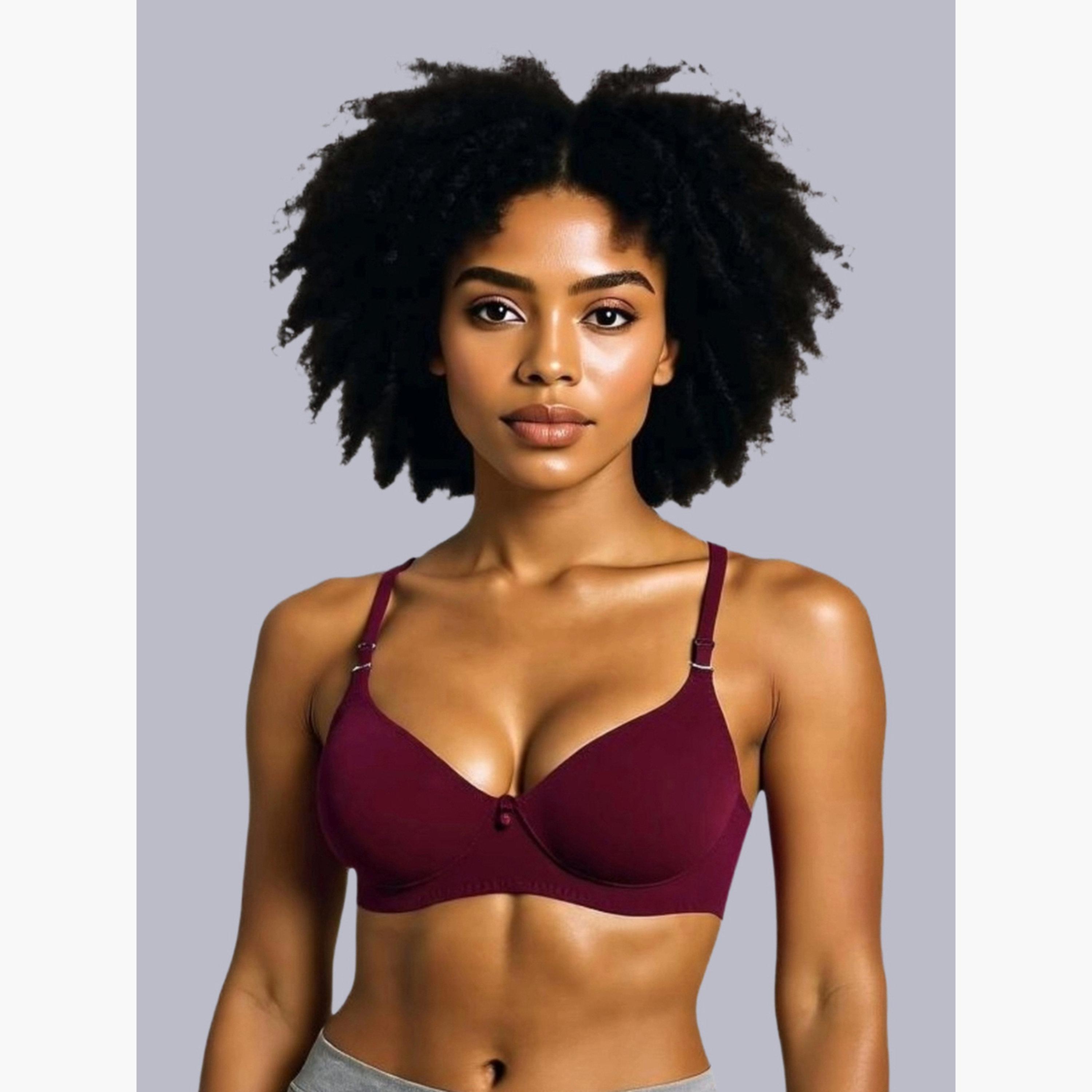 مجموعة من 2 صدرية تيشيرت بمزيج قطن غير مبطنة وبدون أسلاك-women-clothing-lingerie-bras-image-6