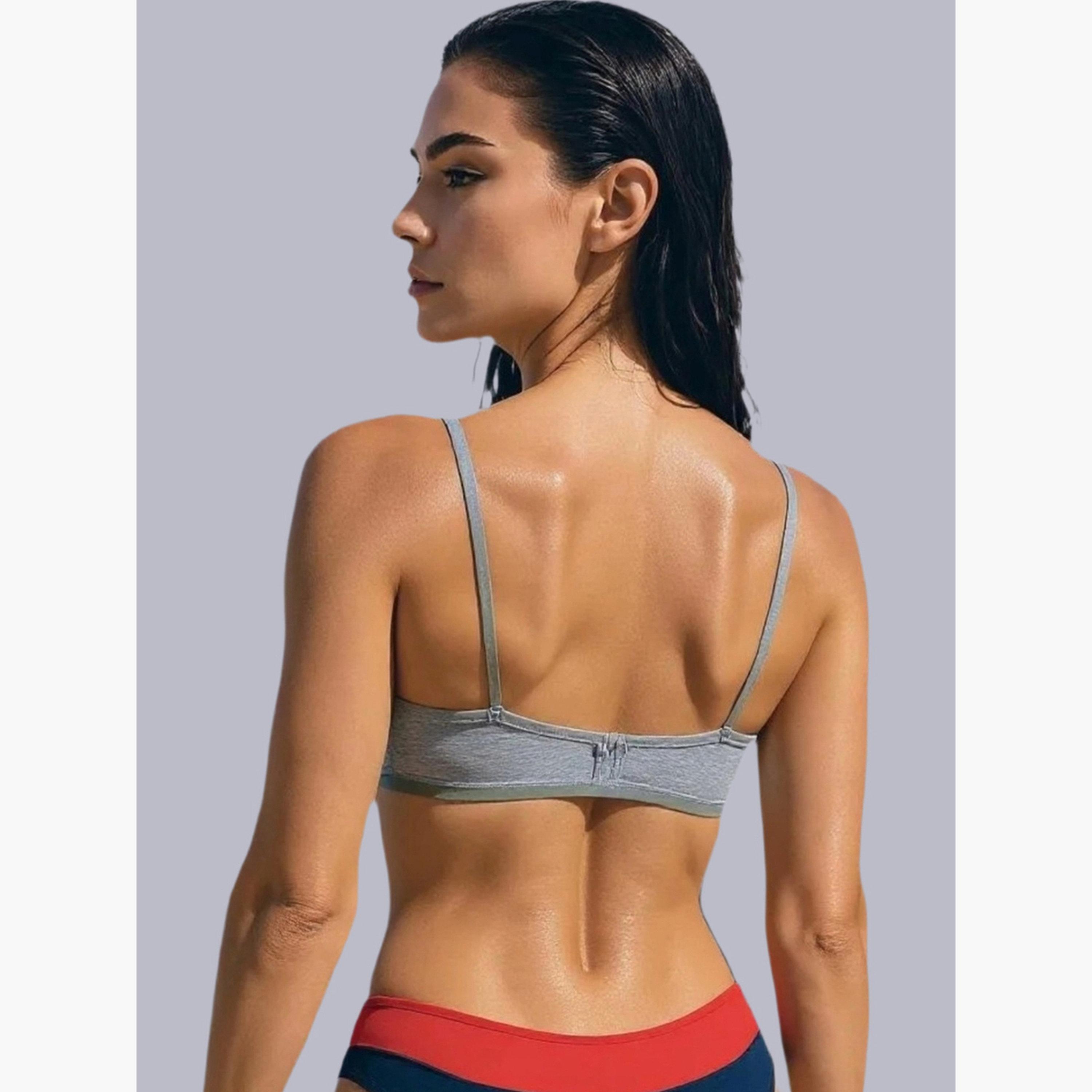 مجموعة من 2 صدرية تيشيرت بمزيج قطن غير مبطنة وبدون أسلاك-women-clothing-lingerie-bras-image-3