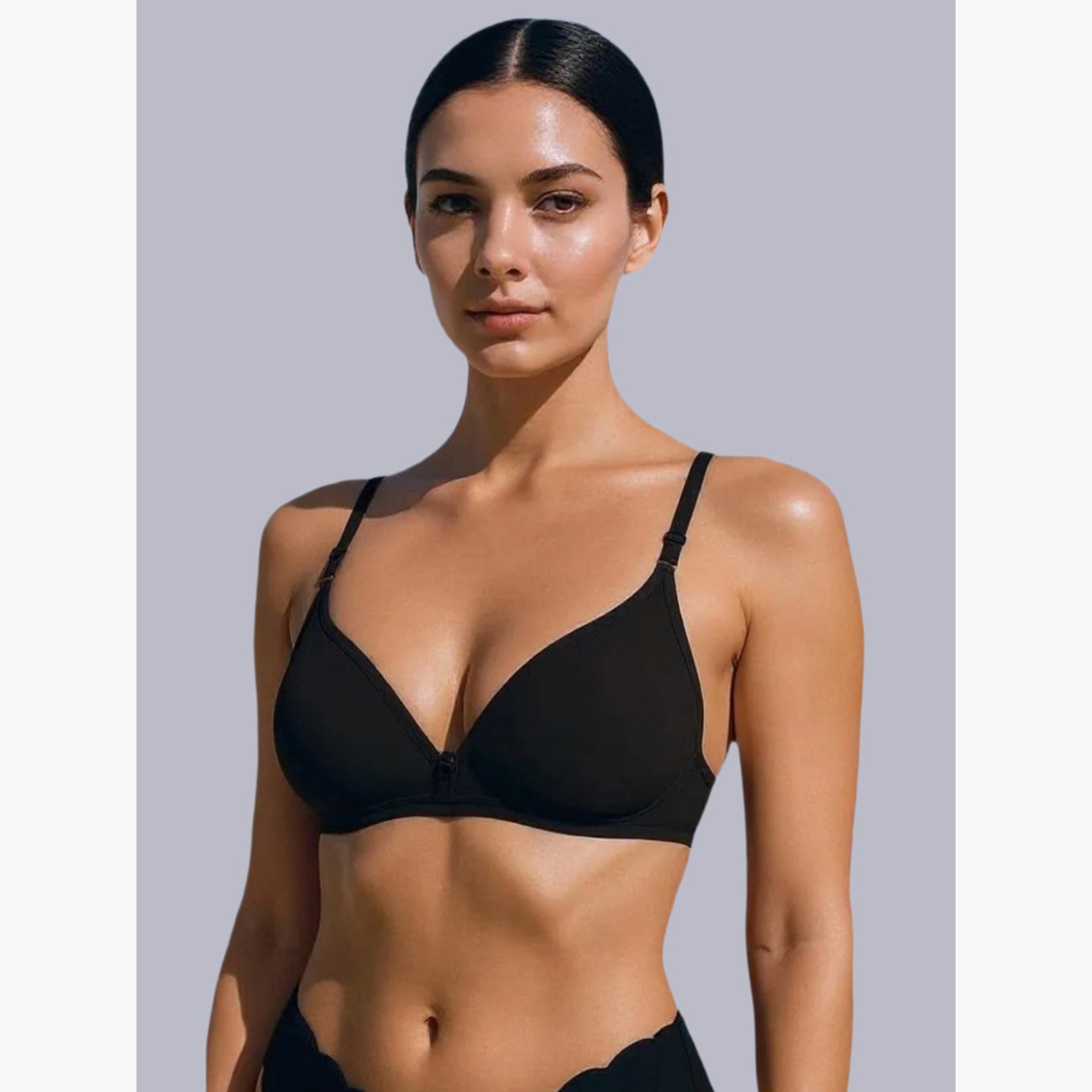 مجموعة من 2 صدرية تيشيرت بمزيج قطن غير مبطنة وبدون أسلاك-women-clothing-lingerie-bras-image-5