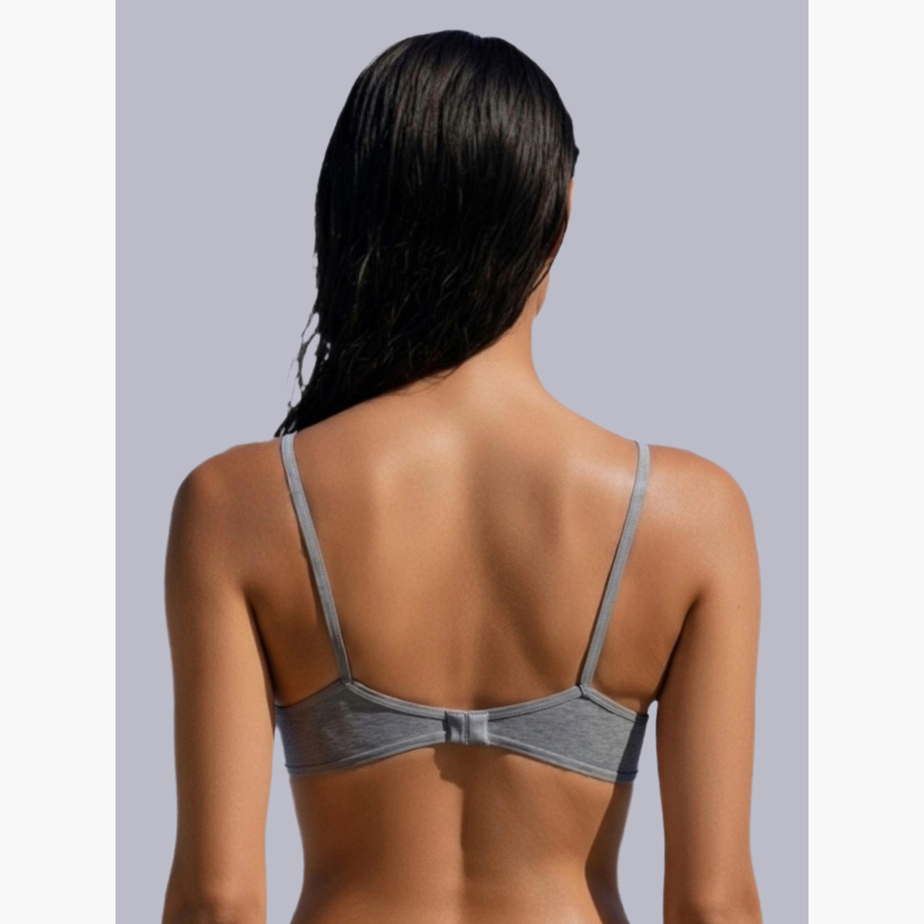 مجموعة من 2 صدرية تيشيرت بمزيج قطن غير مبطنة وبدون أسلاك-women-clothing-lingerie-bras-image-2