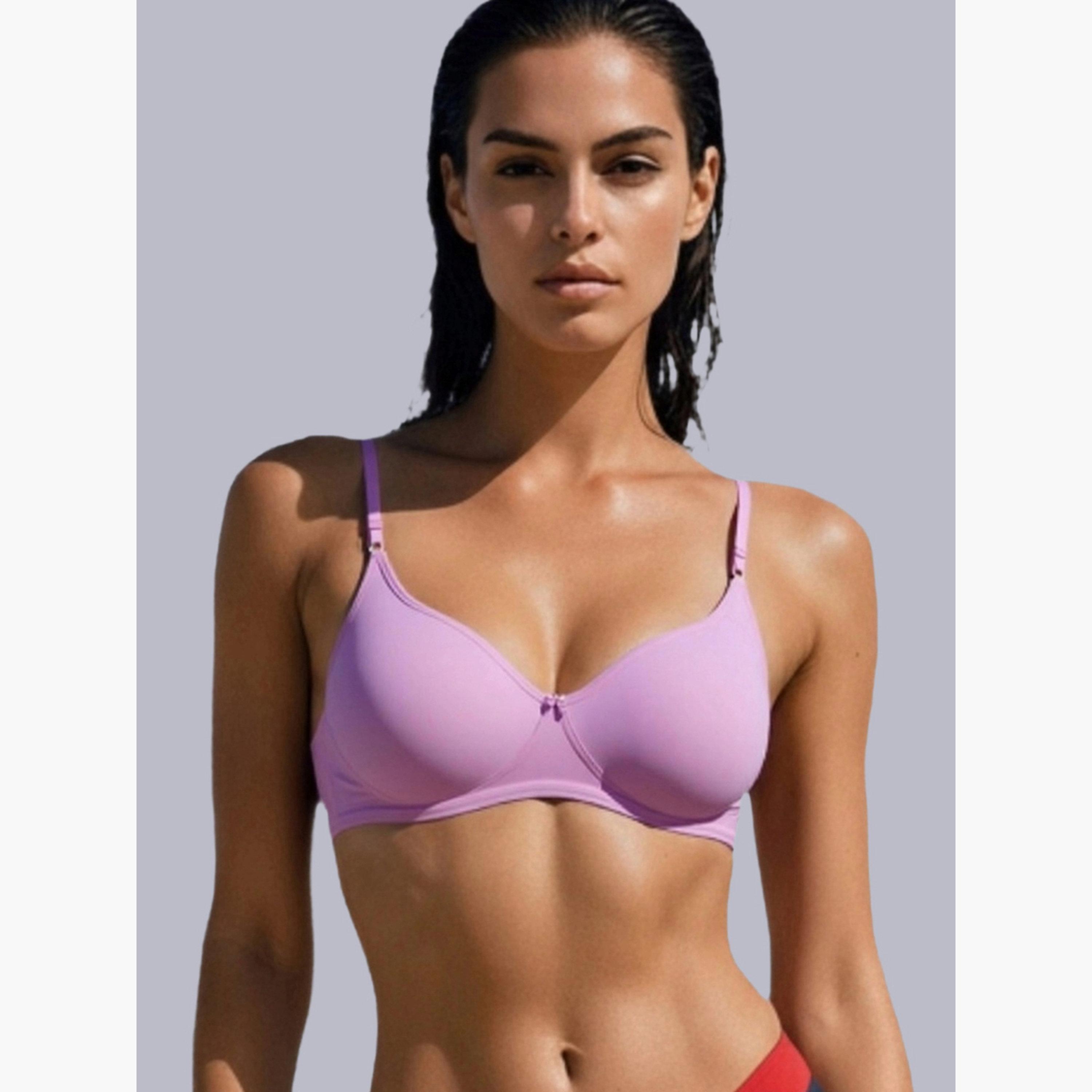 مجموعة من 2 صدرية تيشيرت بمزيج قطن غير مبطنة وبدون أسلاك-women-clothing-lingerie-bras-image-8