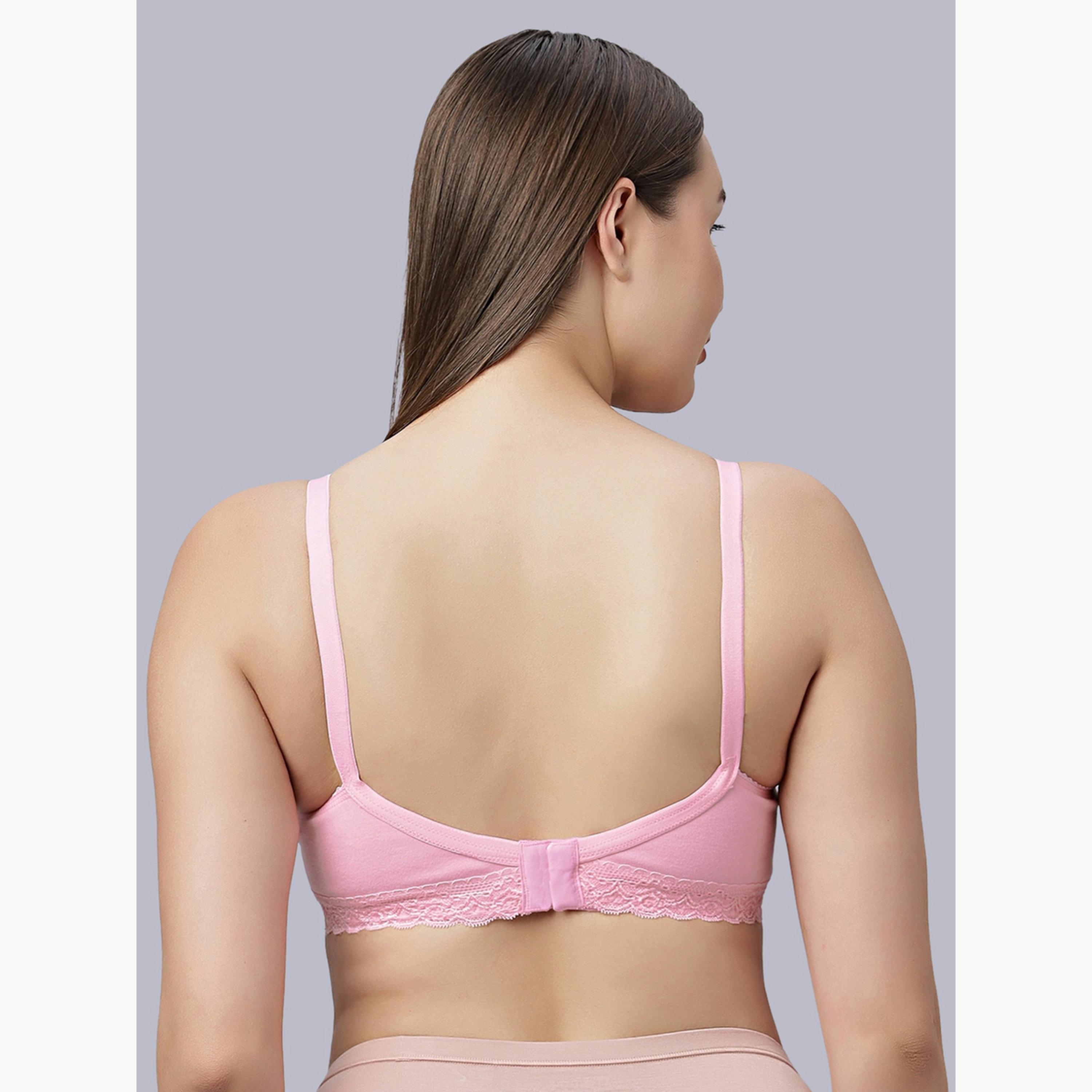 Eden X Styli Pink Heavily Padded Nursing Maternity Bra-women-clothing-lingerie-bras-image-3