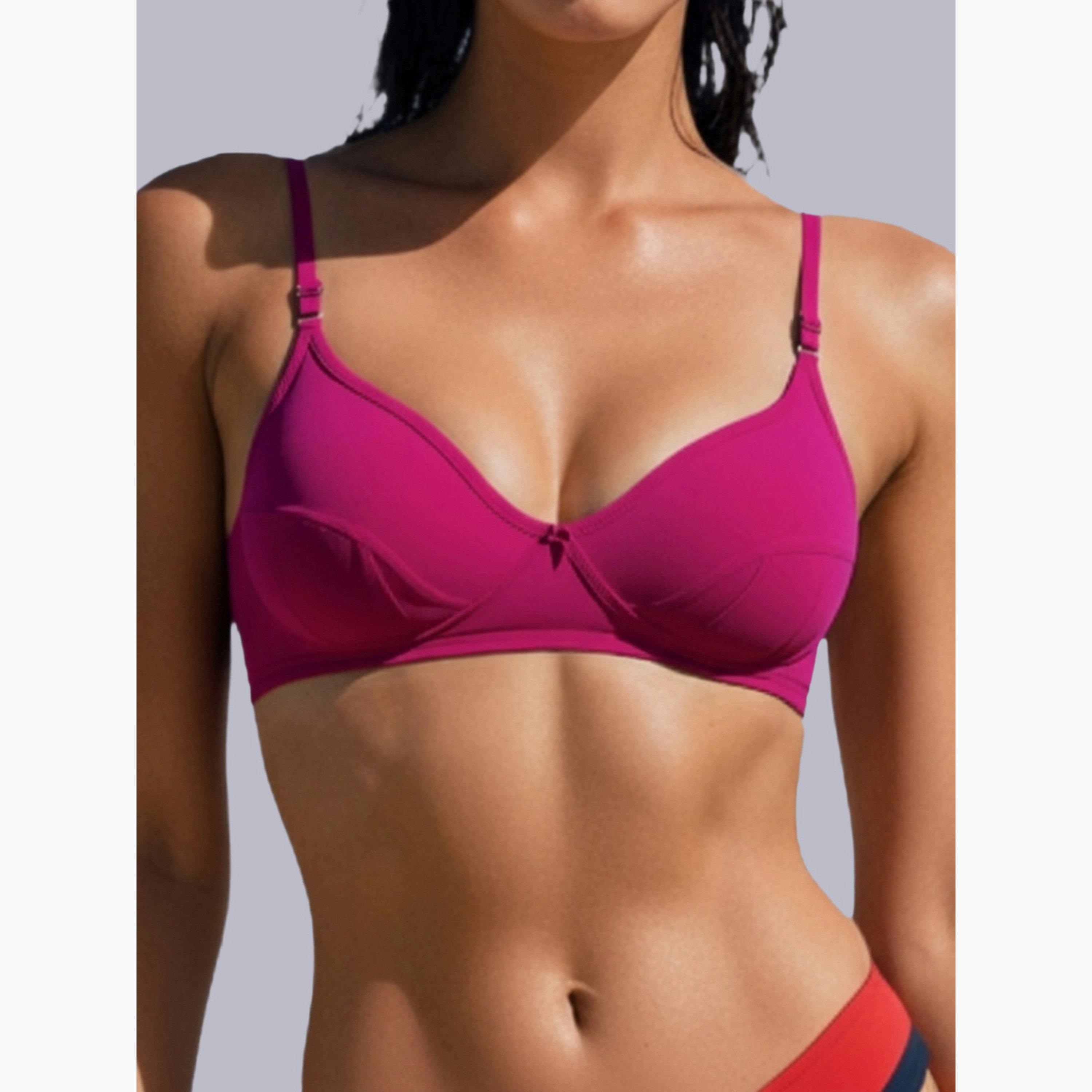 صدرية تيشيرت بمزيج قطن غير مبطنة وبدون أسلاك-women-clothing-lingerie-bras-image-4