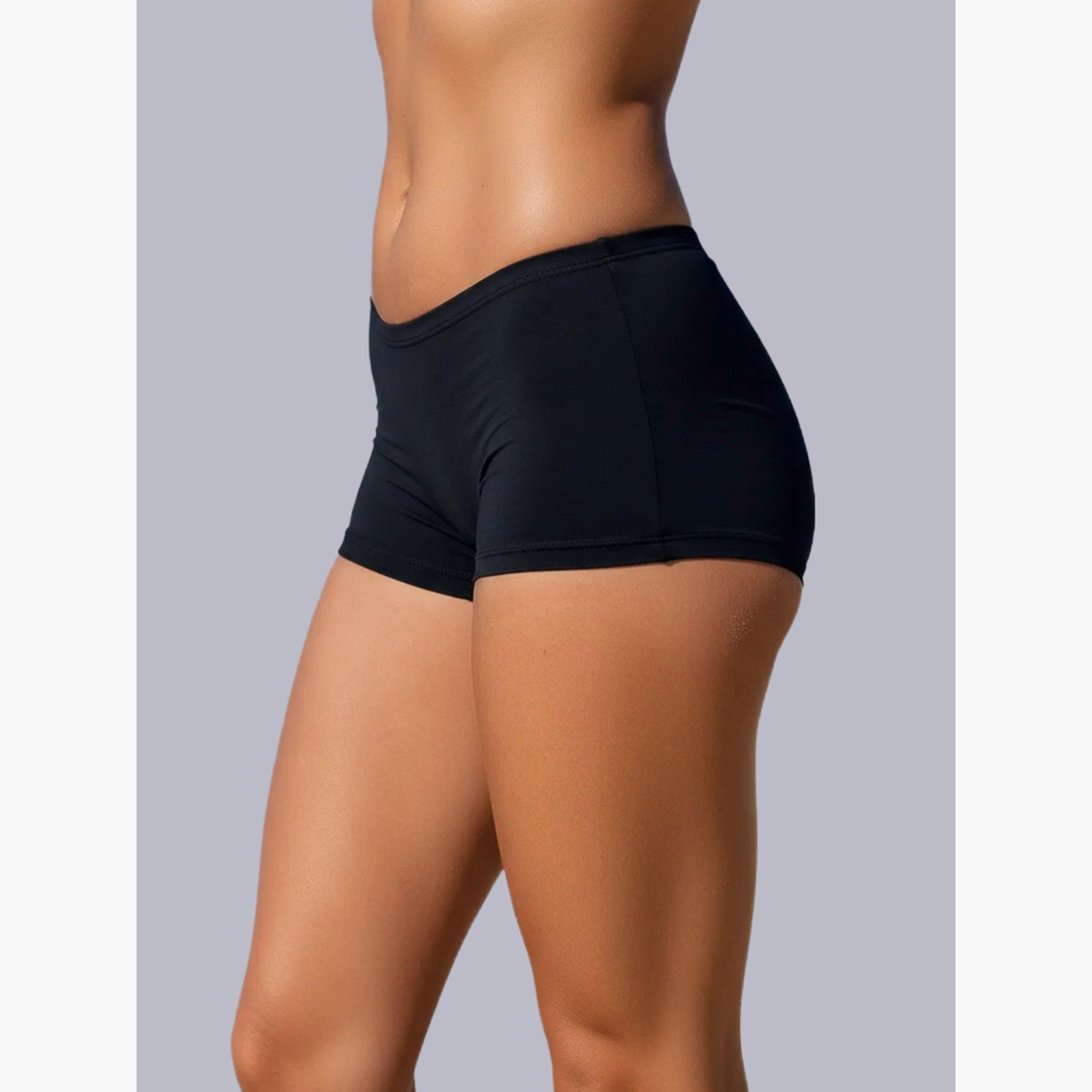 مجموعة من 3 سراويل داخلية بوي شورت بخصر متوسط-women-clothing-lingerie-panties-image-10