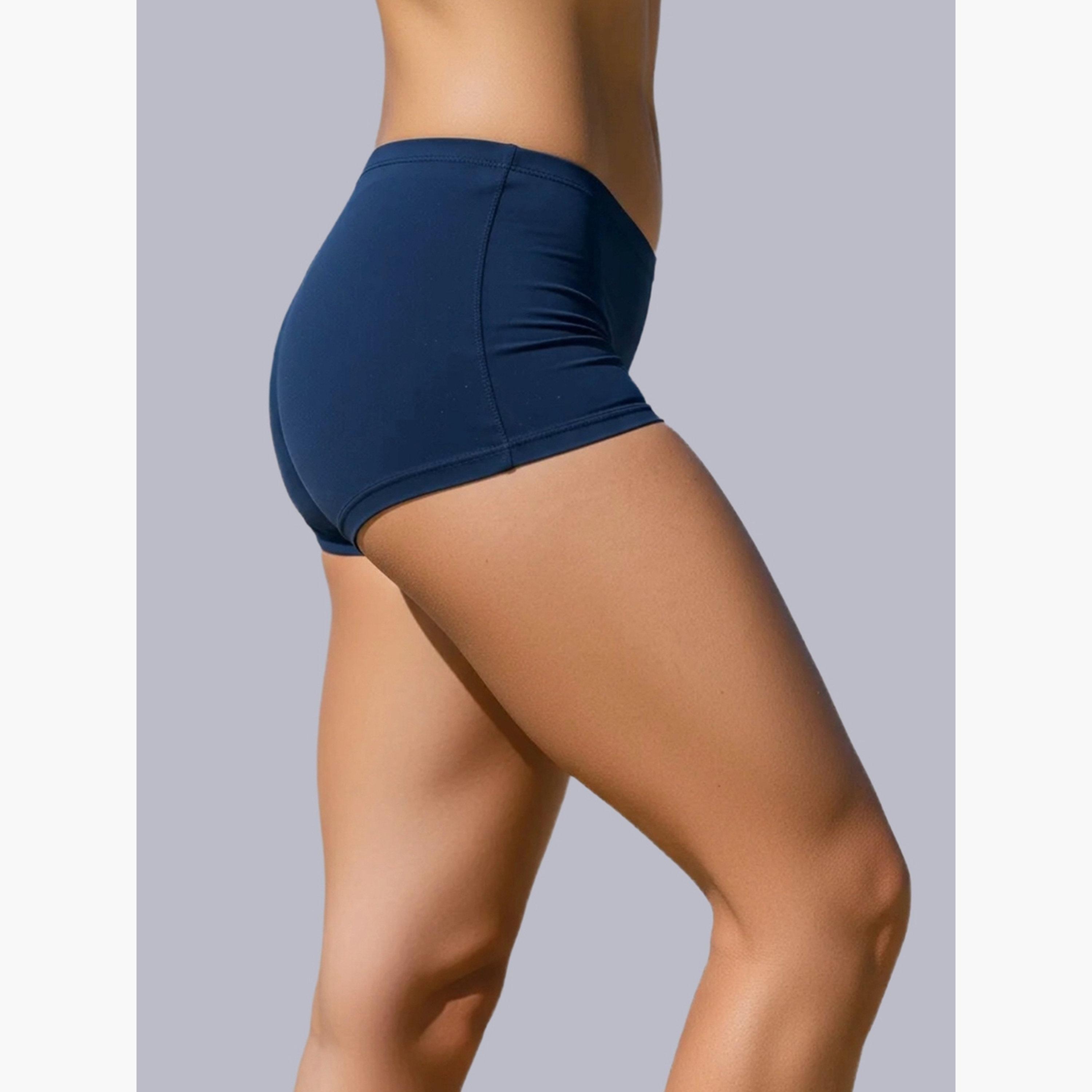 مجموعة من 3 سراويل داخلية بوي شورت بخصر متوسط-women-clothing-lingerie-panties-image-4