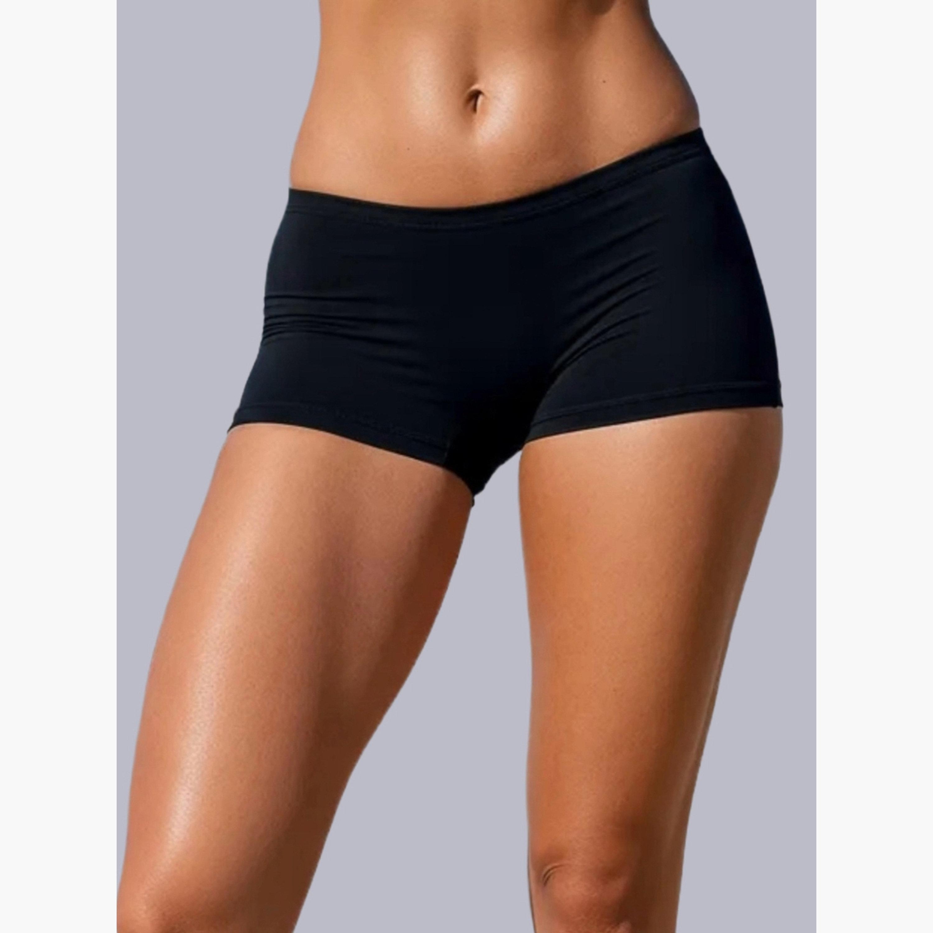 مجموعة من 3 سراويل داخلية بوي شورت بخصر متوسط-women-clothing-lingerie-panties-image-9
