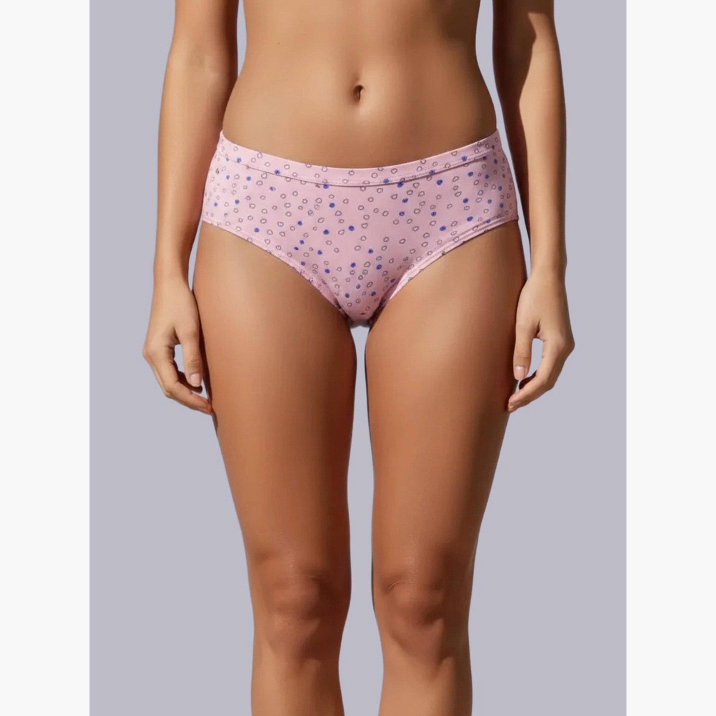مجموعة من 3 سراويل داخلية هيبستر قطن بتغطية كاملة-women-clothing-lingerie-panties-image-8