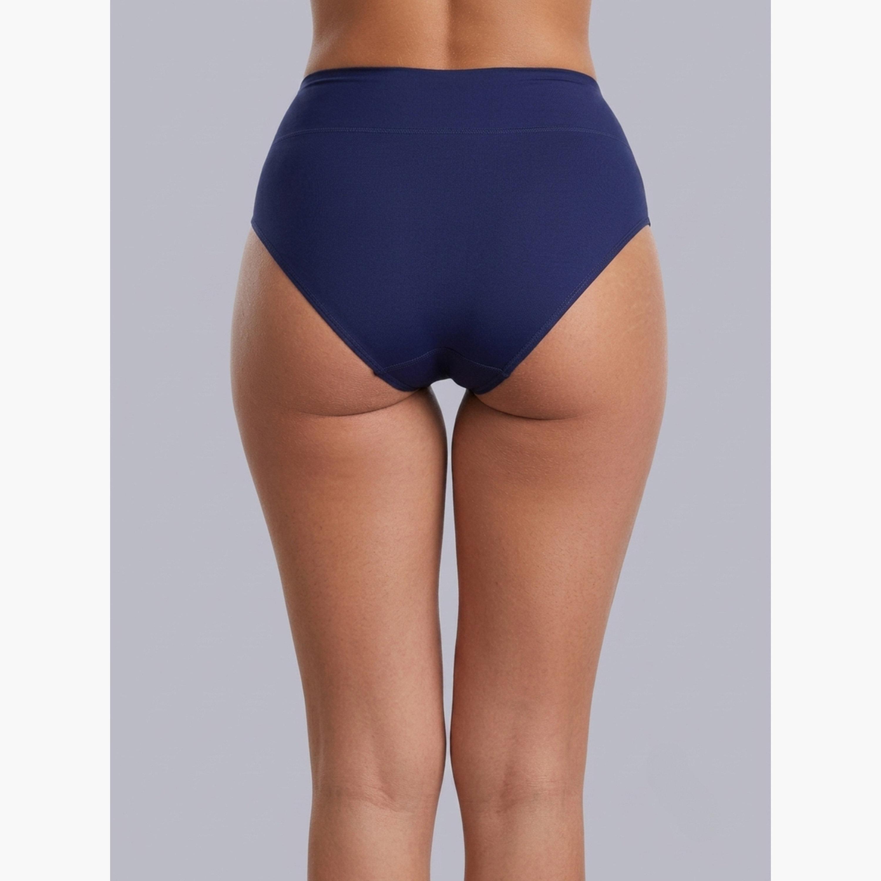 Eden X Styli Pack of 3 - Cotton Full Coverage Tummy Tucker Briefs-women-clothing-lingerie-panties-image-4