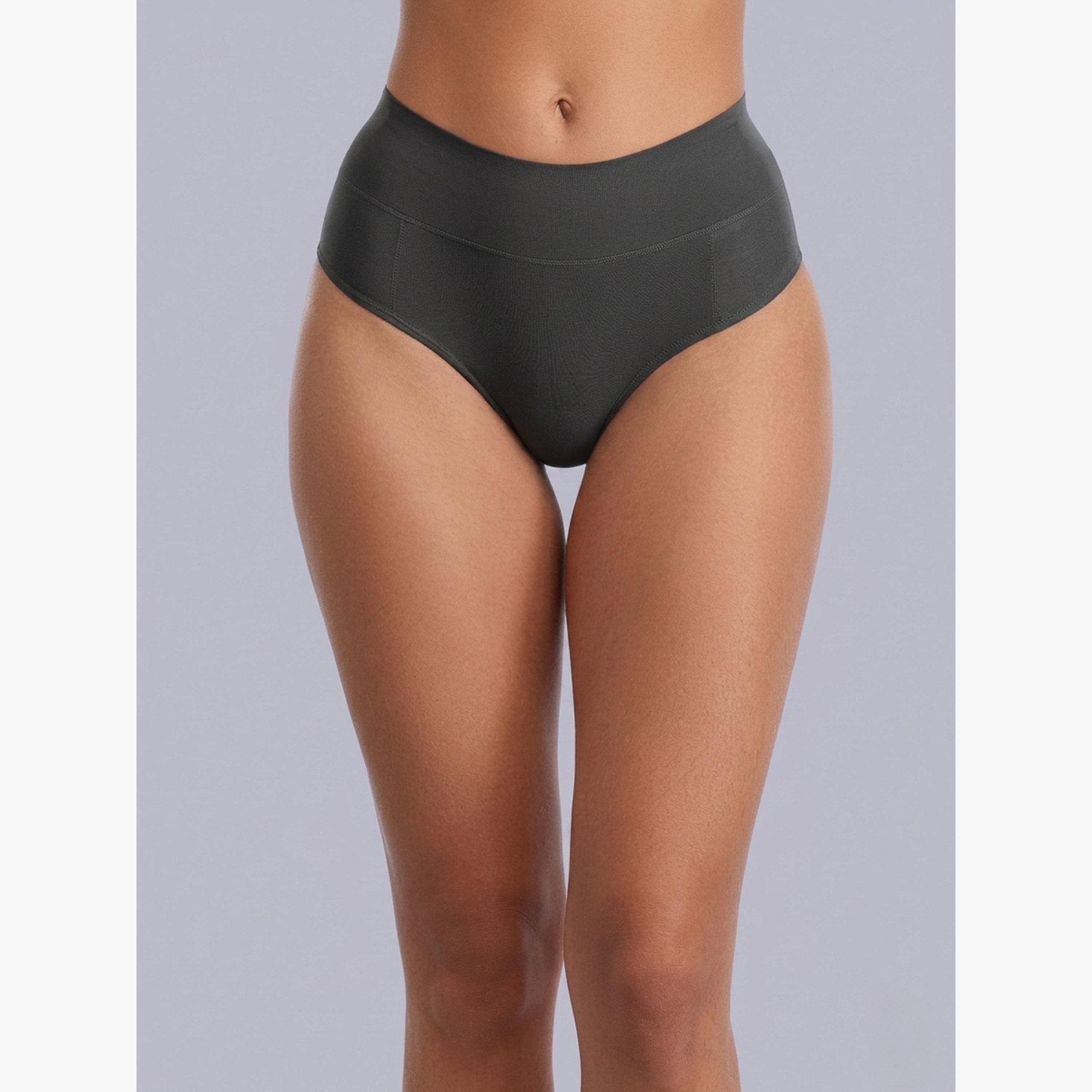 Eden X Styli Pack of 3 - Cotton Full Coverage Tummy Tucker Briefs-women-clothing-lingerie-panties-image-5