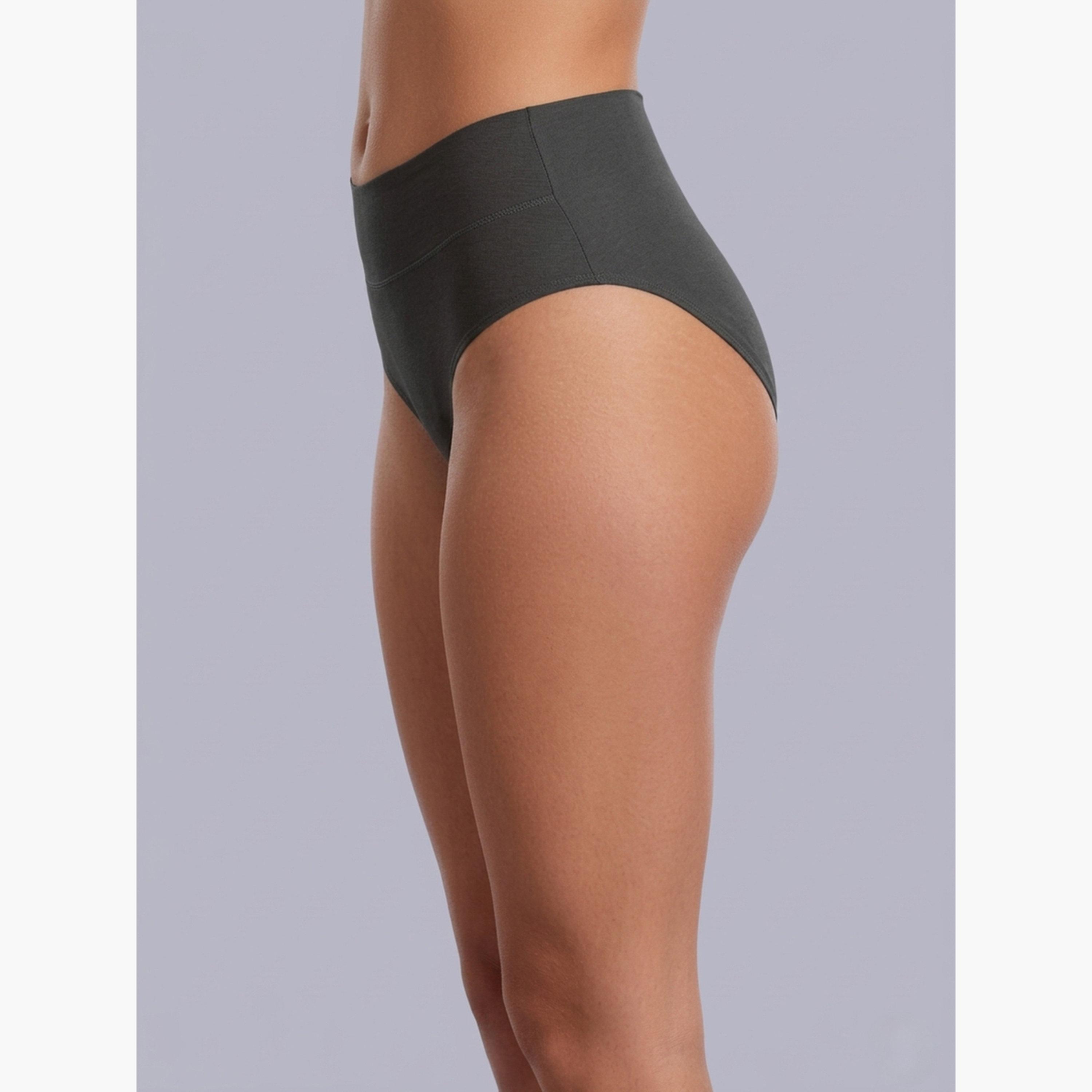 Eden X Styli Pack of 3 - Cotton Full Coverage Tummy Tucker Briefs-women-clothing-lingerie-panties-image-7