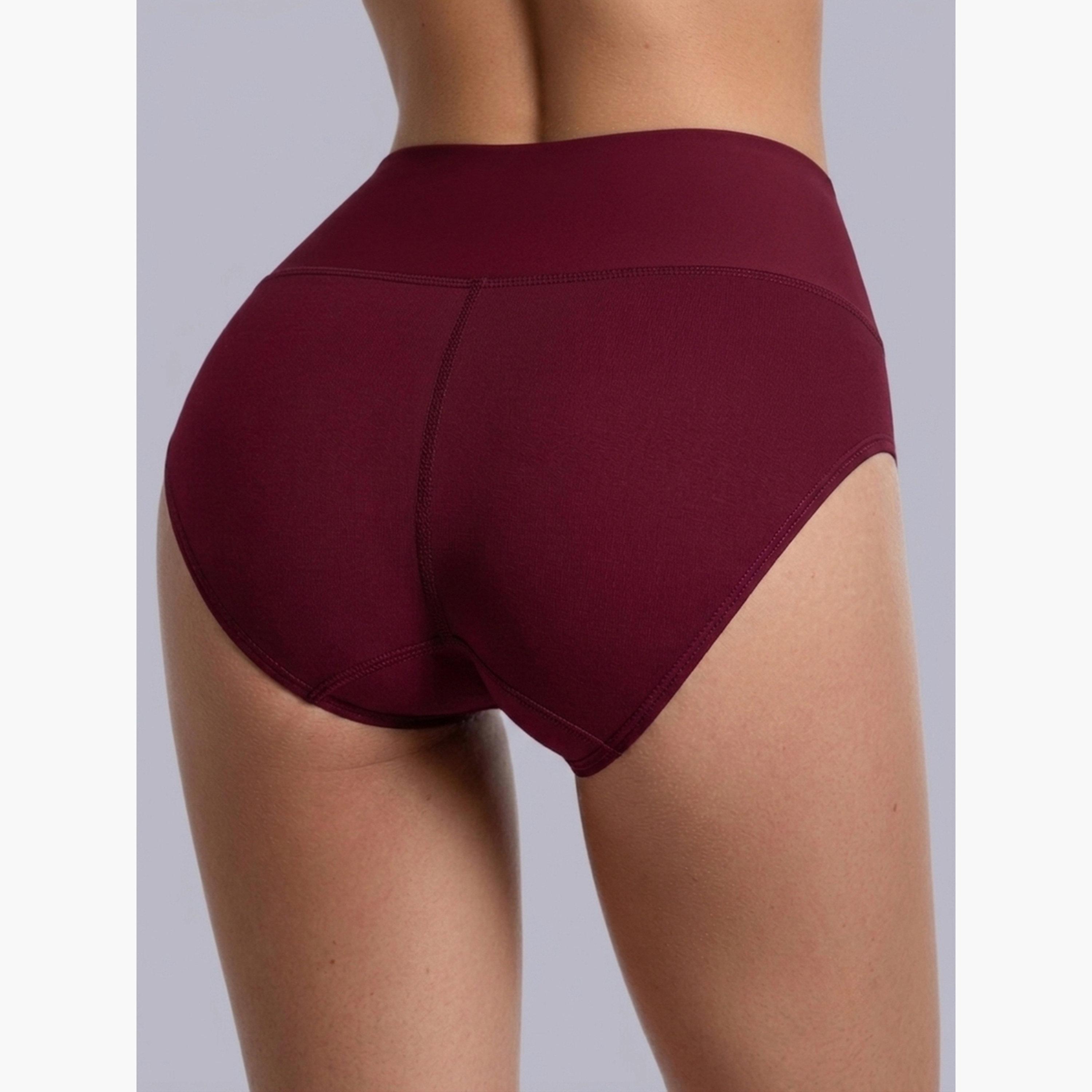 Eden X Styli Pack of 3 - Cotton Full Coverage Tummy Tucker Briefs-women-clothing-lingerie-panties-image-5
