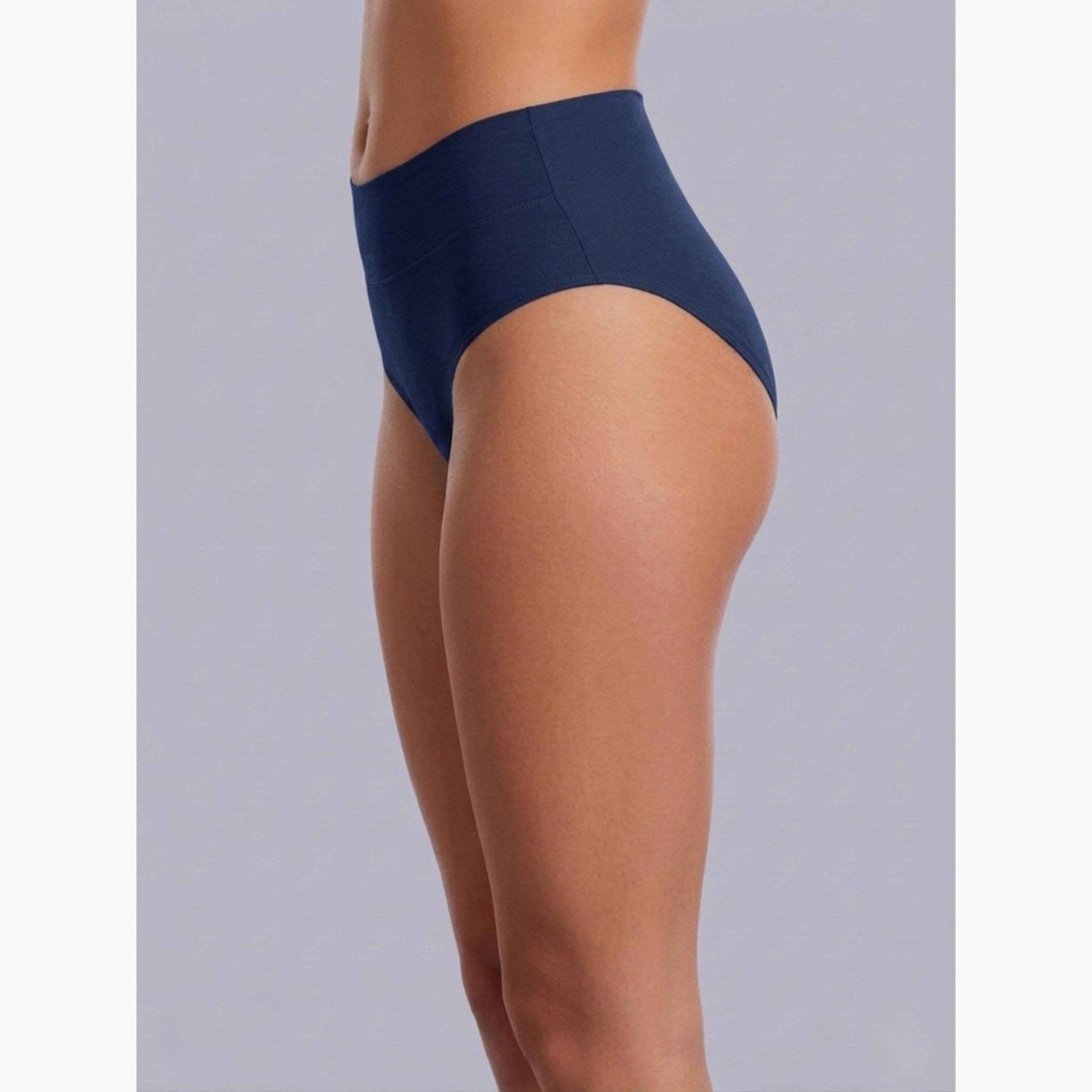 Eden X Styli Pack of 3 - Cotton Full Coverage Tummy Tucker Briefs-women-clothing-lingerie-panties-image-6