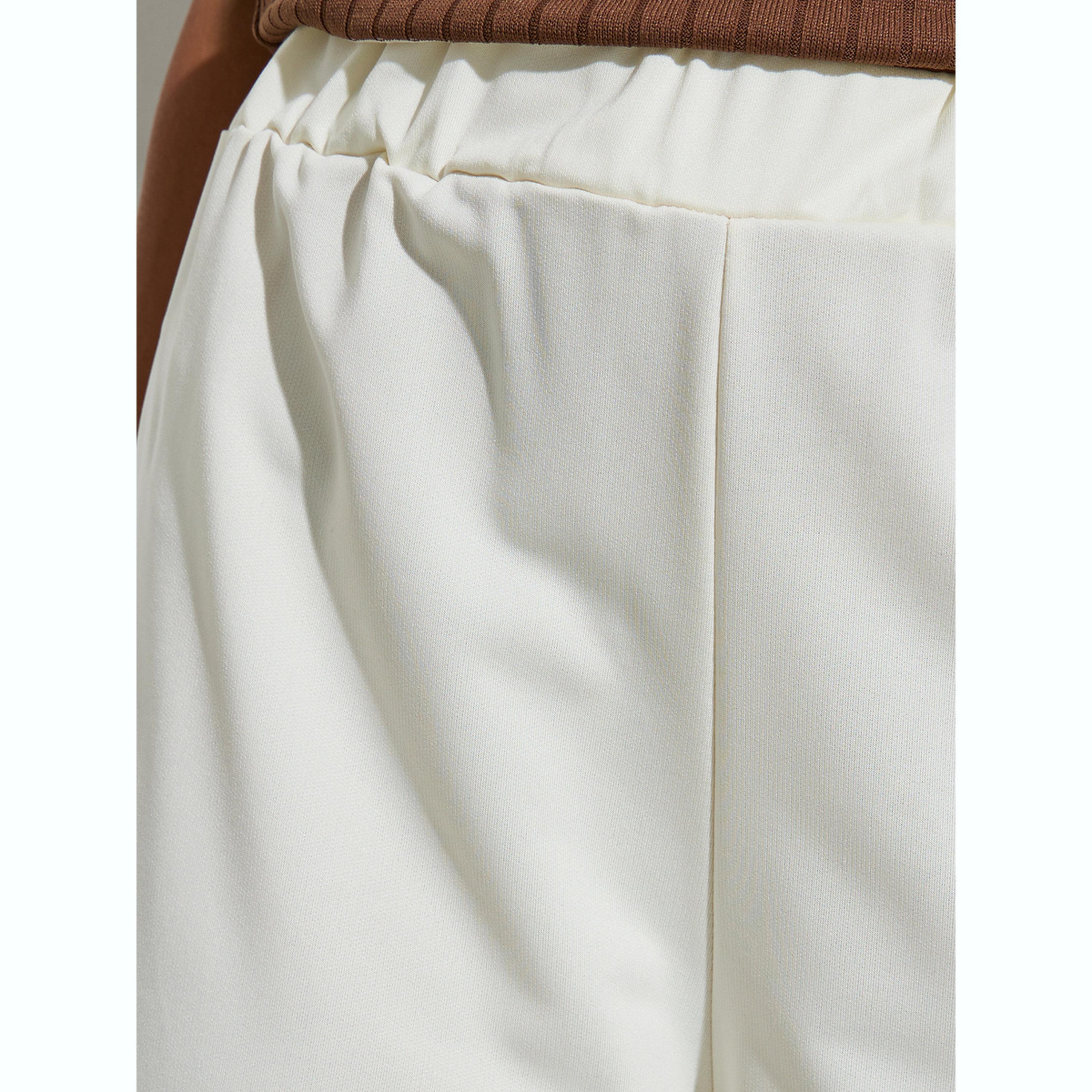 جوغر محبوك كريمي بخصر مطاطي-women-clothing-bottoms-joggers-image-3