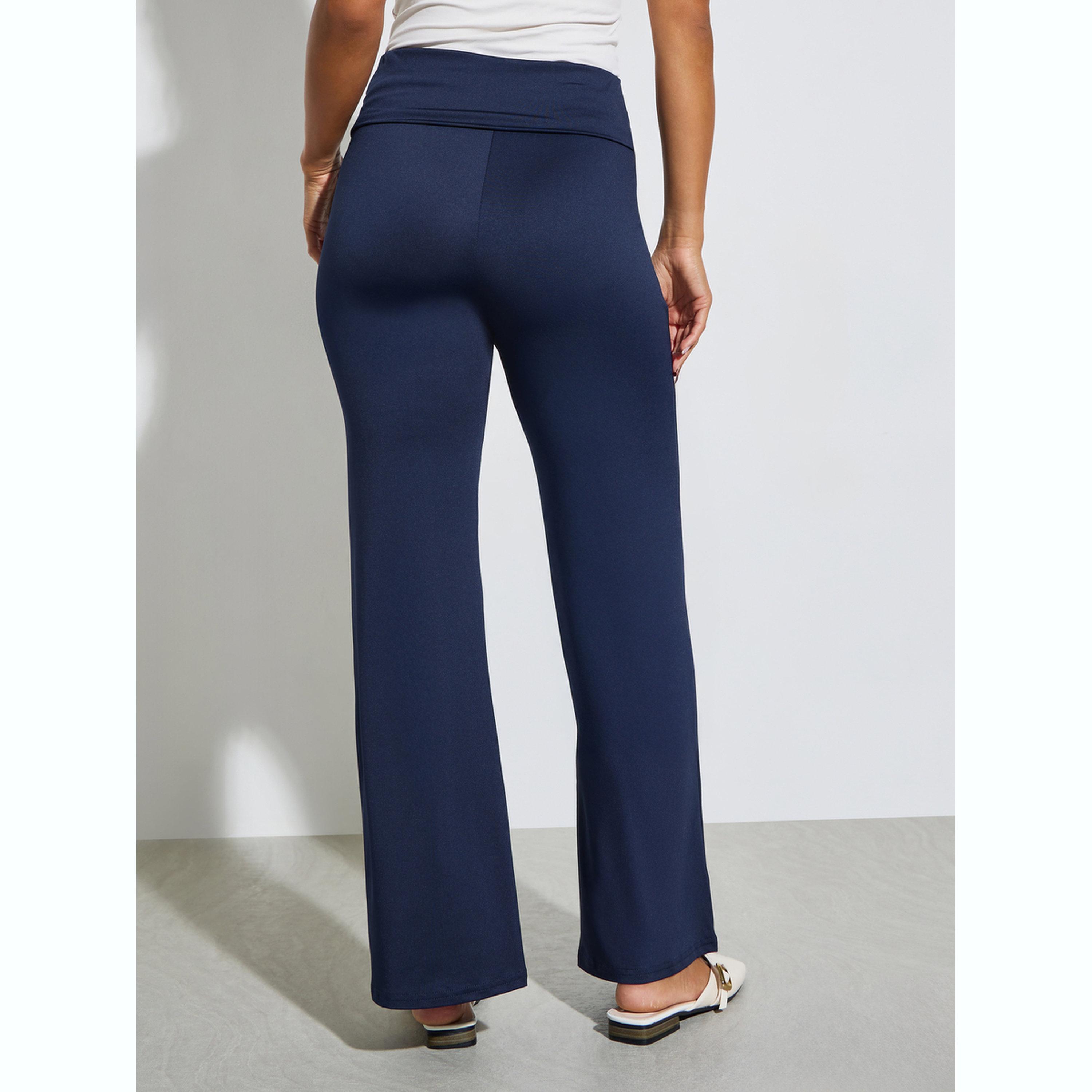 Styli Navy Blue Wide Leg Joggers-women-clothing-bottoms-joggers-image-4
