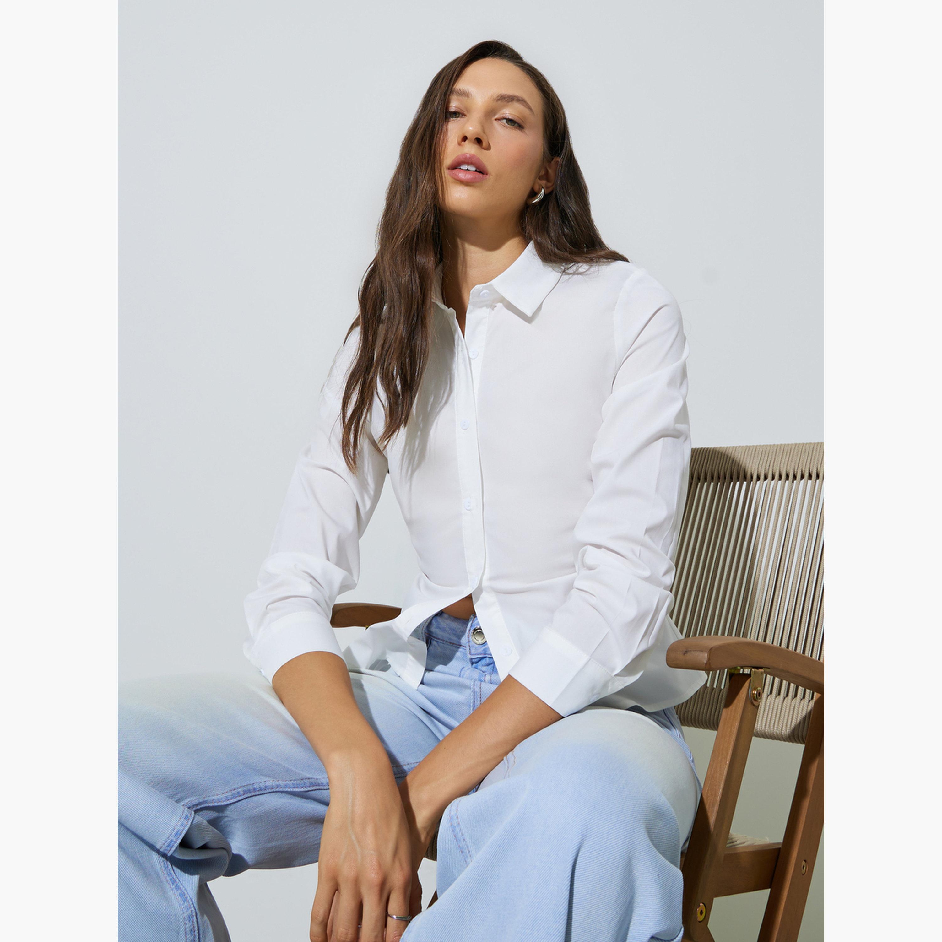 قميص ضيق بتفاصيل زمزمة-women-clothing-shirtsandblouses-shirts-image-3