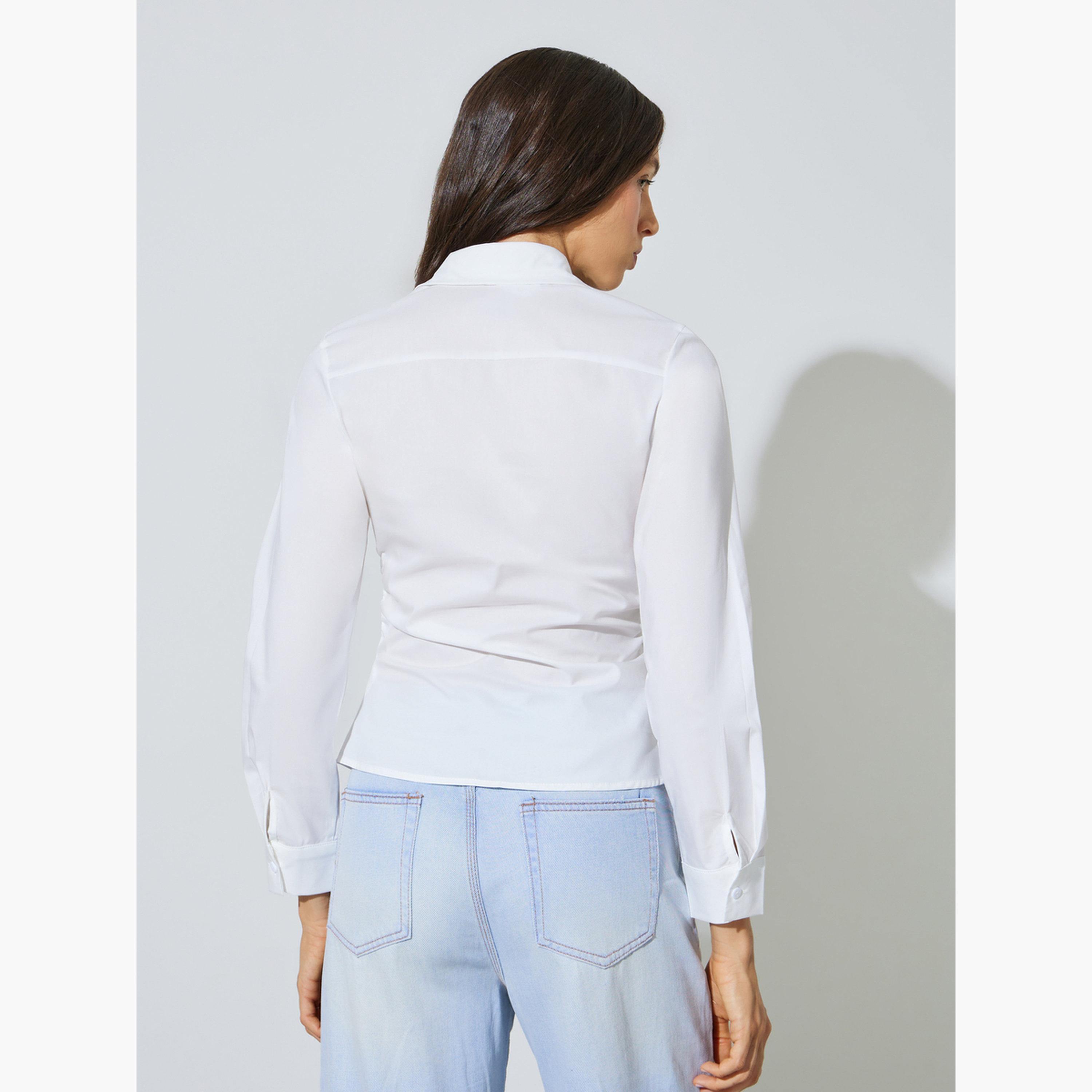 قميص ضيق بتفاصيل زمزمة-women-clothing-shirtsandblouses-shirts-image-4