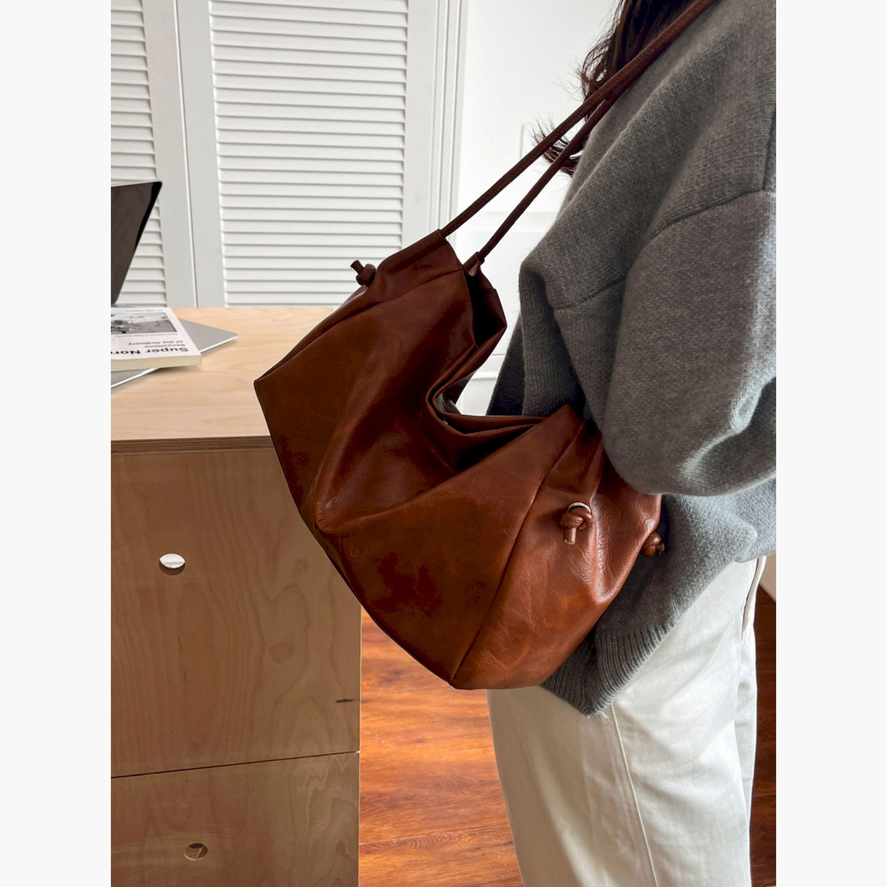 Take Two Brown Faux Leather Shoulder Bag-women-bagsandwallets-handbags-image-2