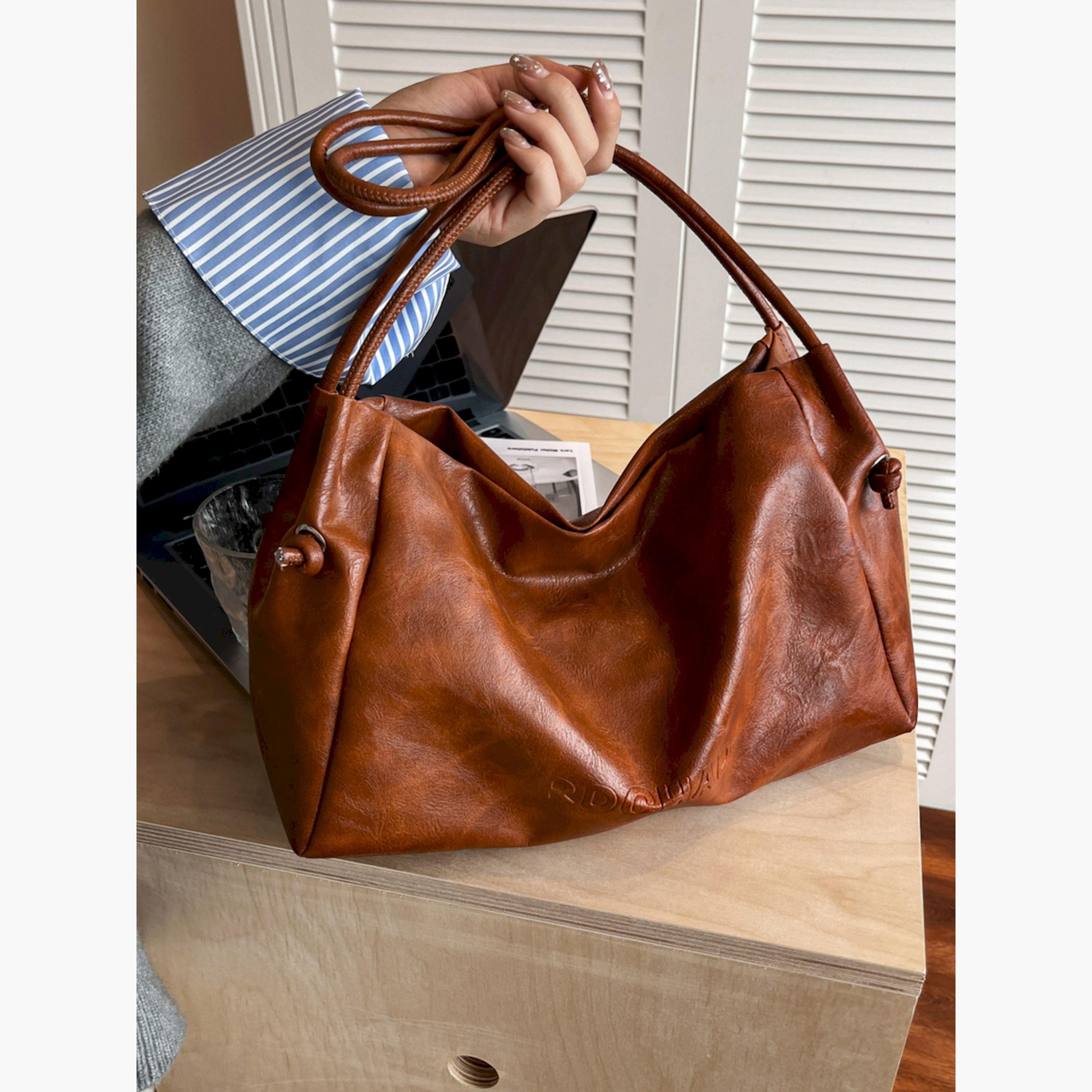 Take Two Brown Faux Leather Shoulder Bag-women-bagsandwallets-handbags-image-4