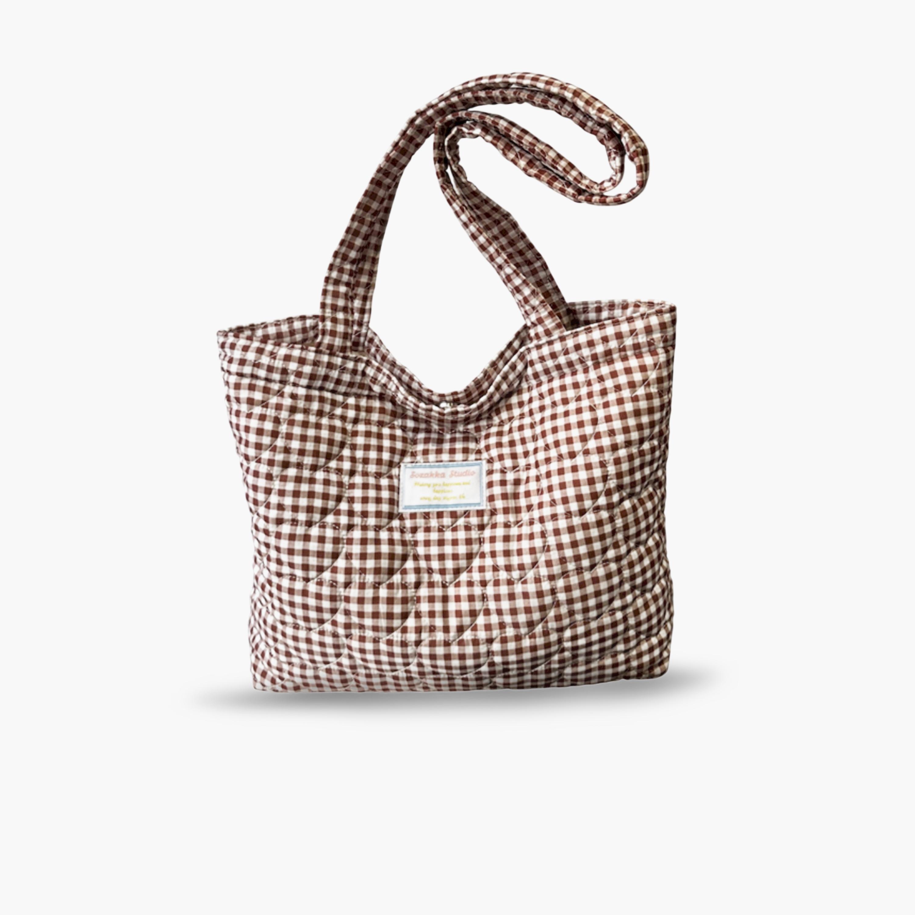 Take Two Red Gingham Quilted Shoulder Bag-women-bagsandwallets-handbags-image-1