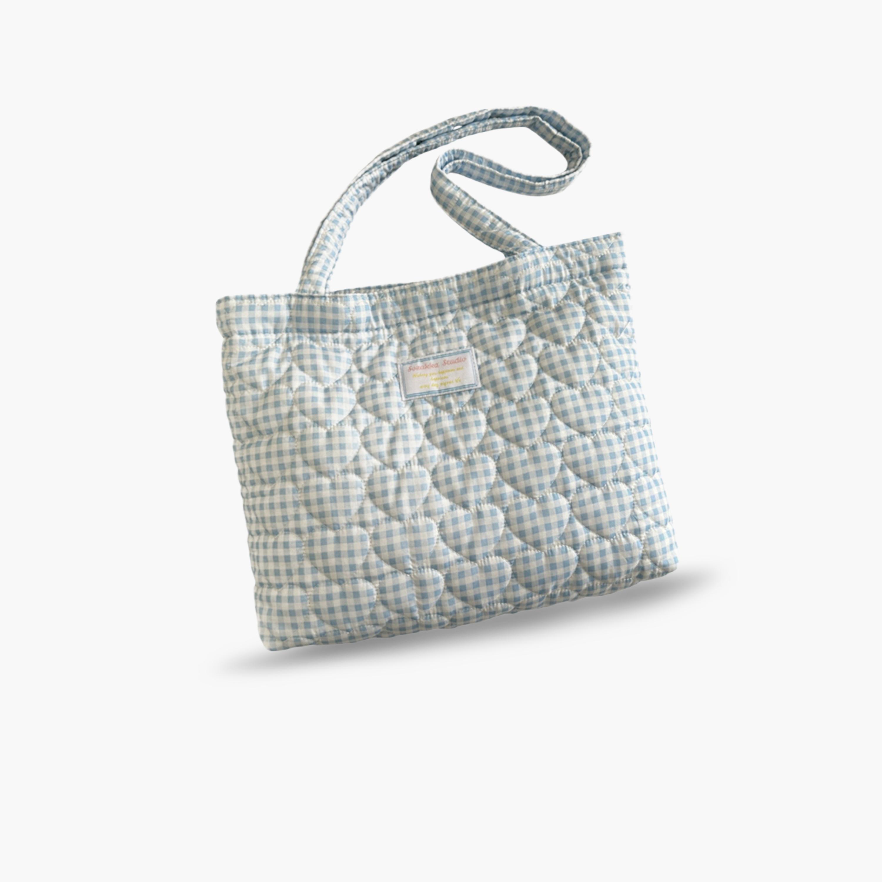 حقيبة كتف مبطنة بنمط غينغهام-women-bagsandwallets-handbags-image-1