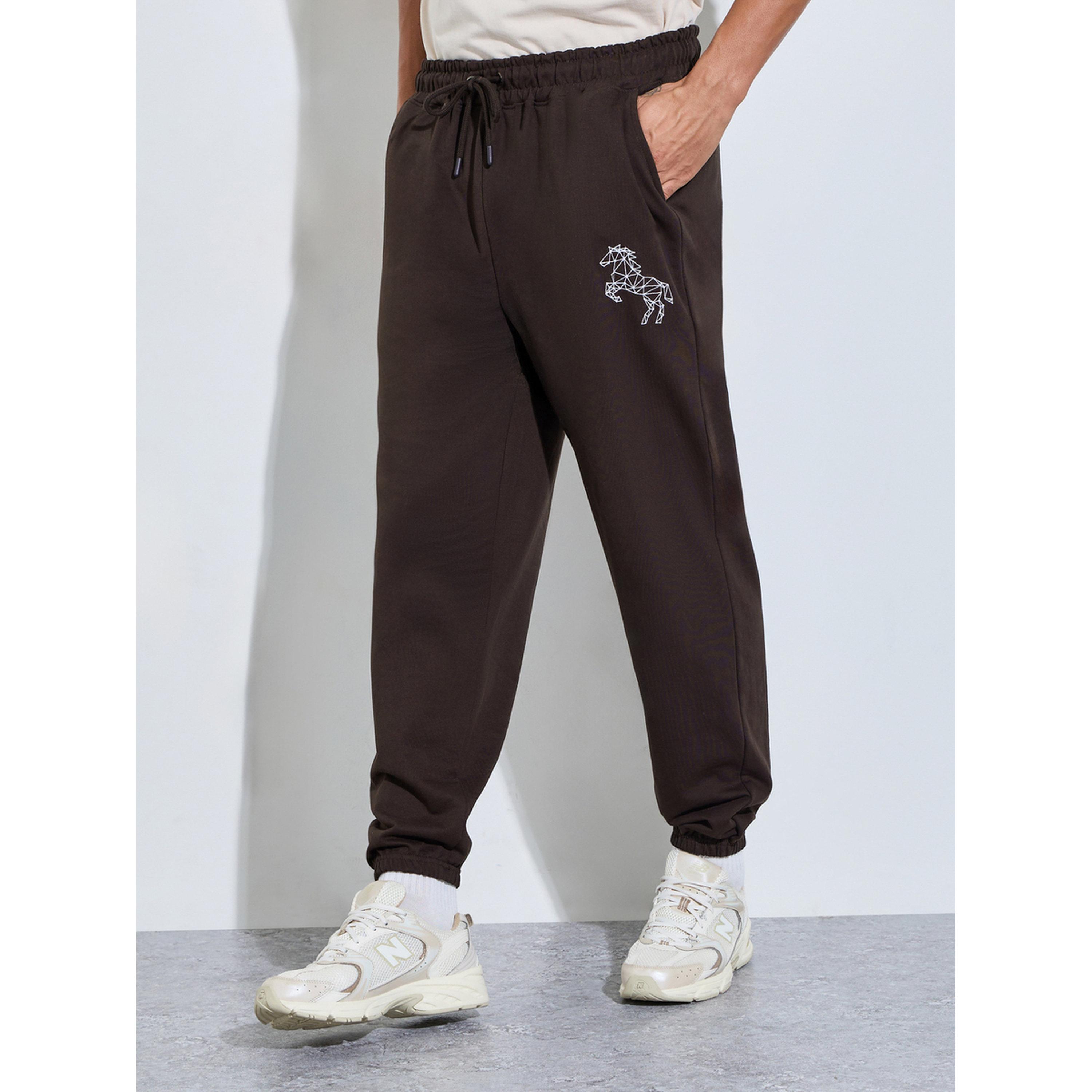 جوغر بطول كامل وجيب بتفاصيل مُطرّزة-men-clothing-joggers-image-3