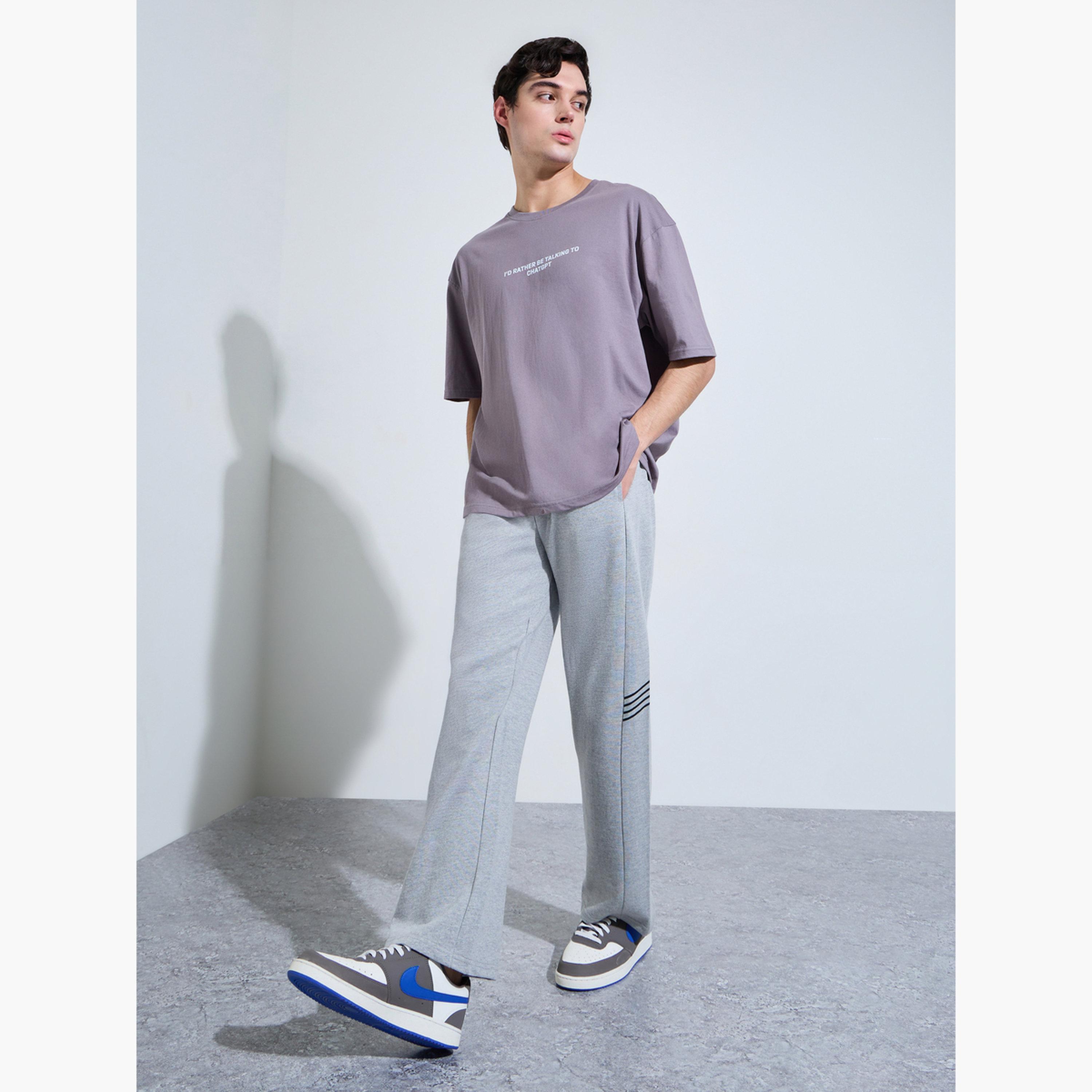 بنطال جوغر تيري واسع بشريط جانبي-men-clothing-bottoms-joggers-image-2